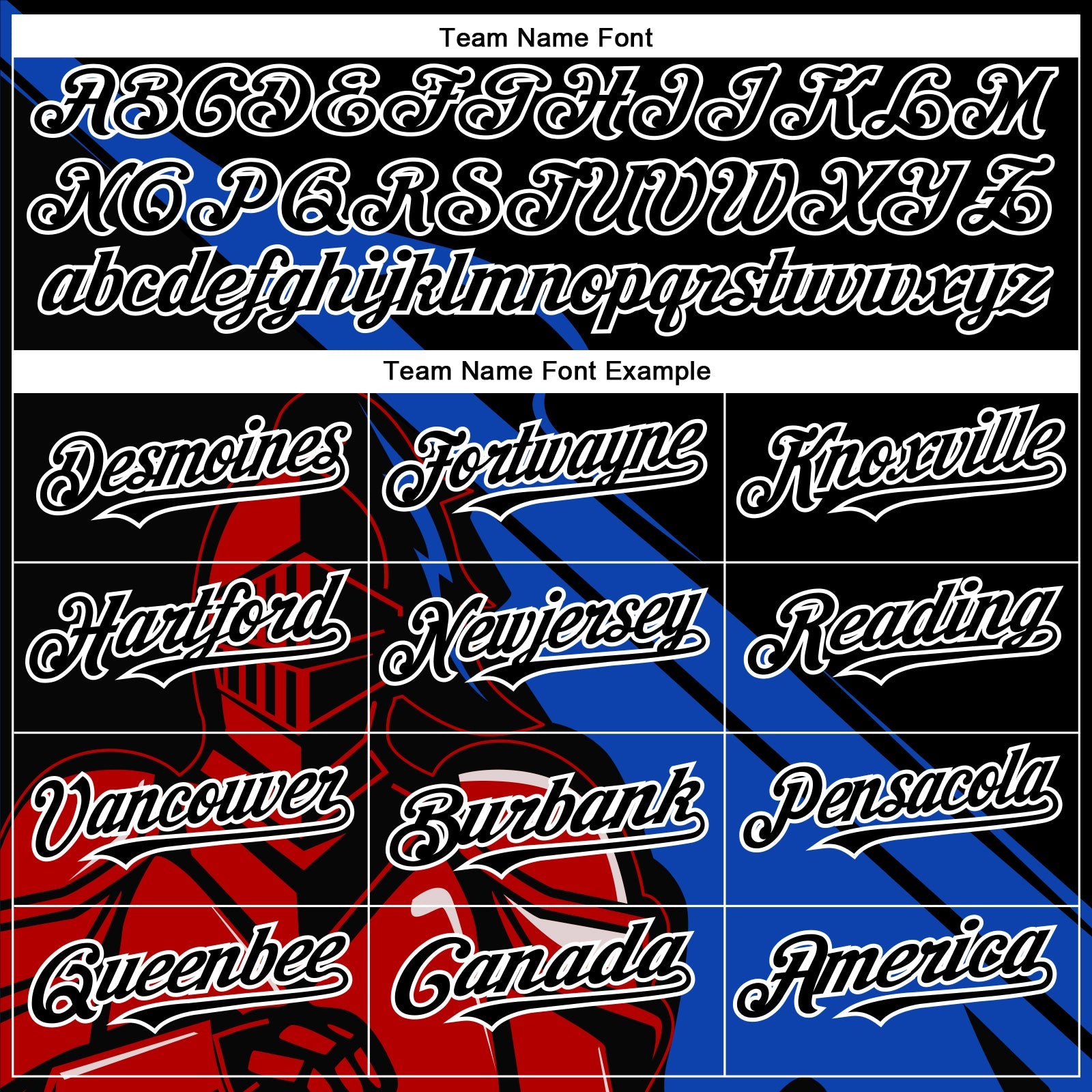 Custom Black Thunder Blue-Red 3D Pattern Design Knight Hero Art Authentic Baseball Jersey - Sky-Custom