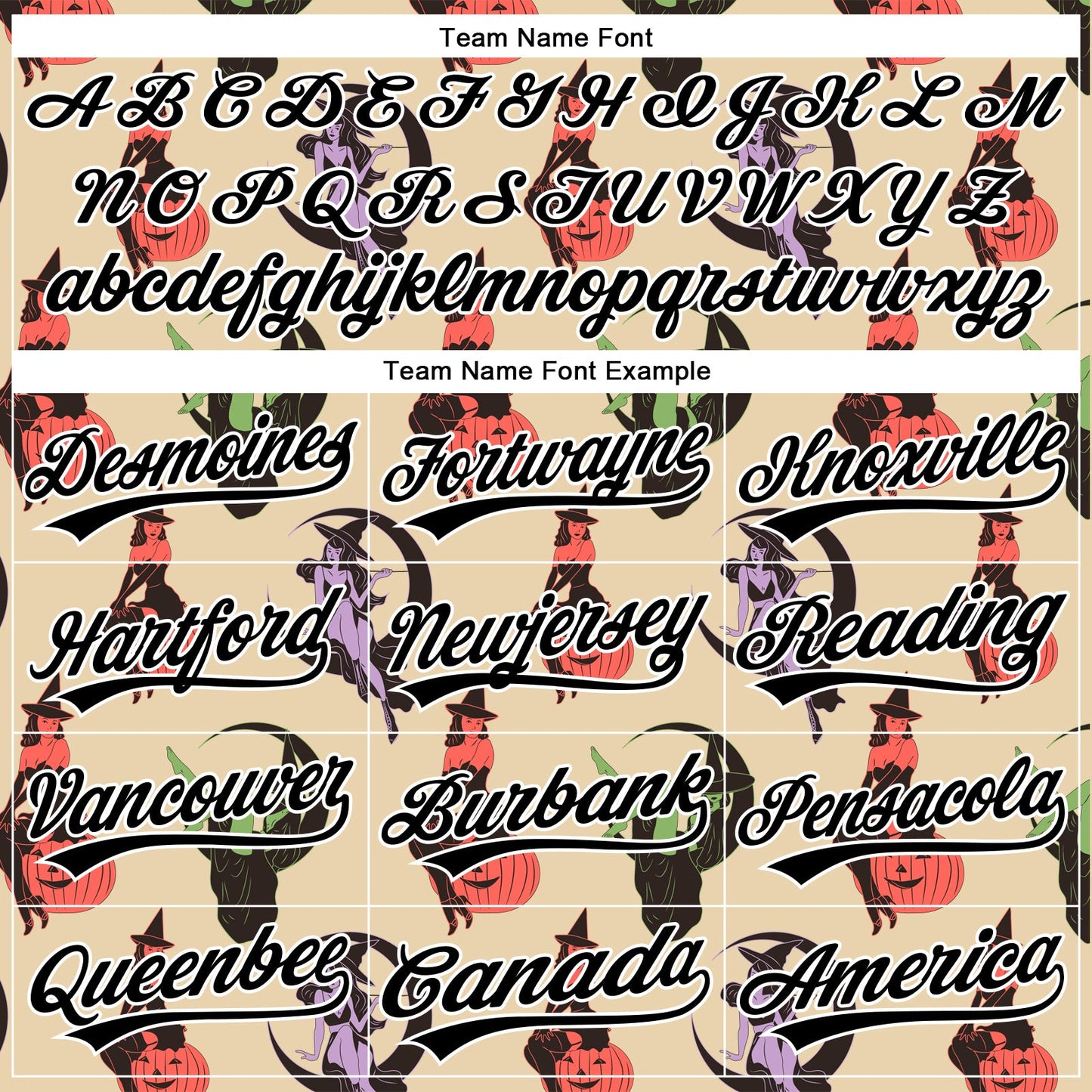 Custom City Cream Black-White 3D Pattern Halloween Authentic Baseball Jersey - Sky-Custom