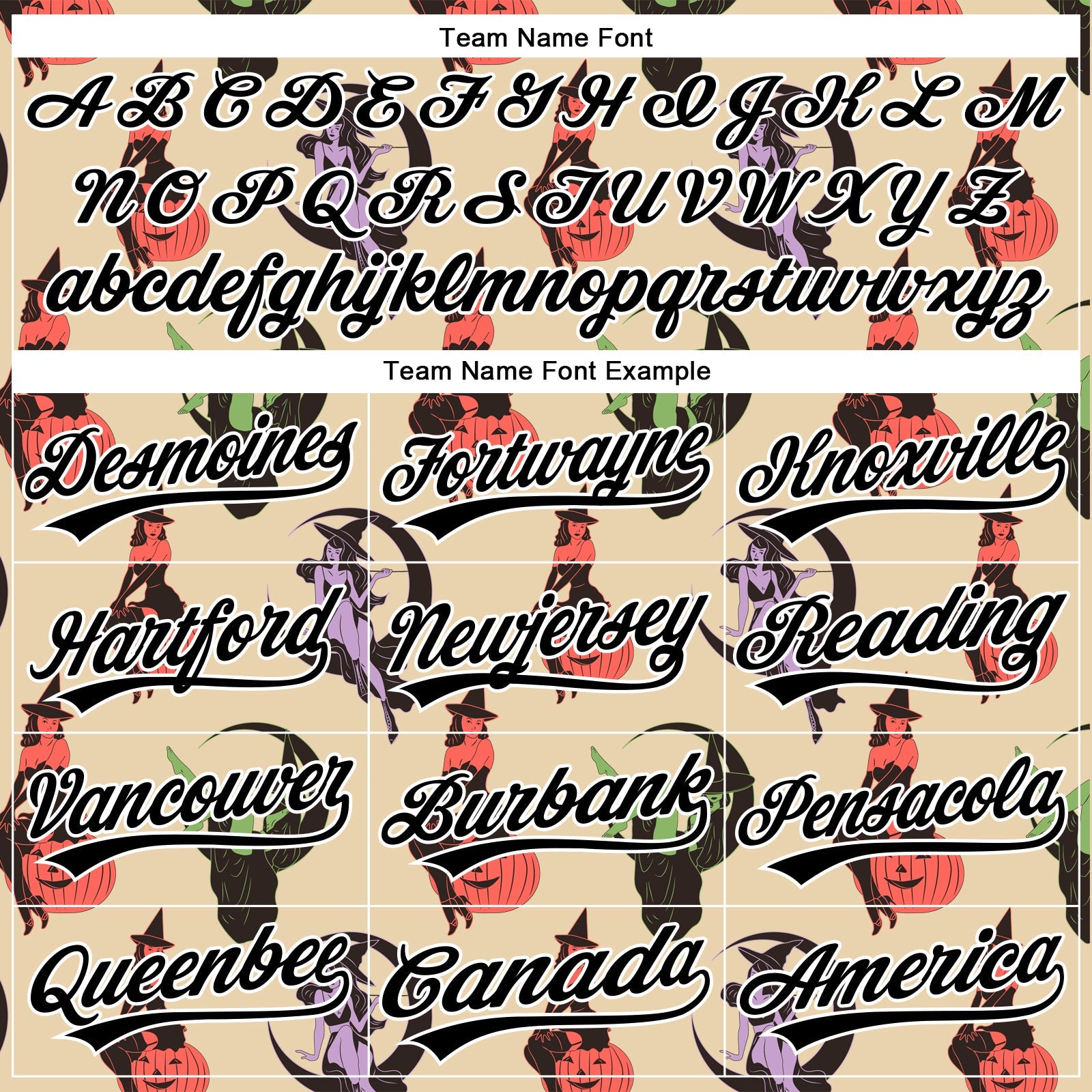 Custom City Cream Black-White 3D Pattern Halloween Authentic Baseball Jersey - Sky-Custom