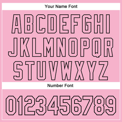 Custom Light Pink Black 3D Pattern Design Vintage Tattoos Authentic Baseball Jersey - Sky-Custom