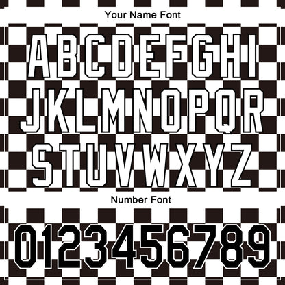 Custom Black White 3D Halloween Authentic Baseball Jersey - Sky-Custom