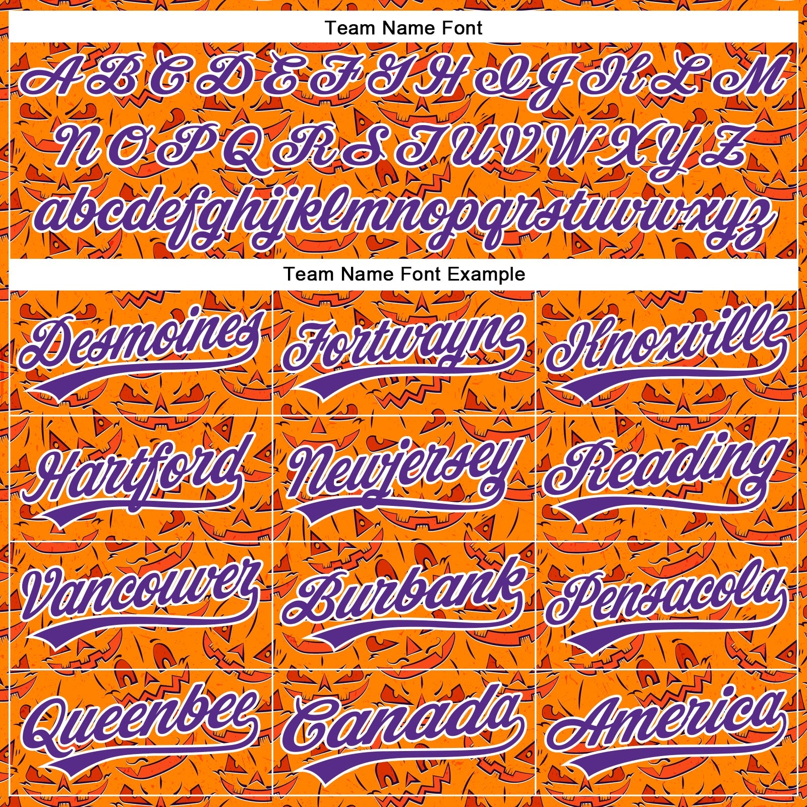 Custom Bay Orange Purple-White 3D Halloween Authentic Baseball Jersey - Sky-Custom