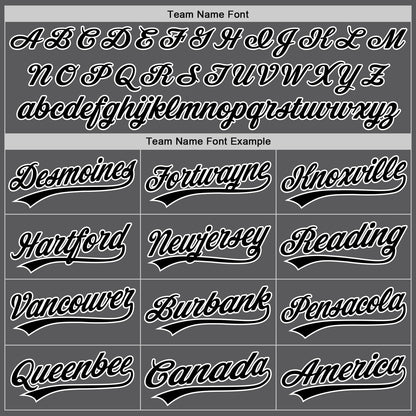 Custom Steel Gray Black-White 3D Pattern Design Black History Month Authentic Baseball Jersey - Sky-Custom