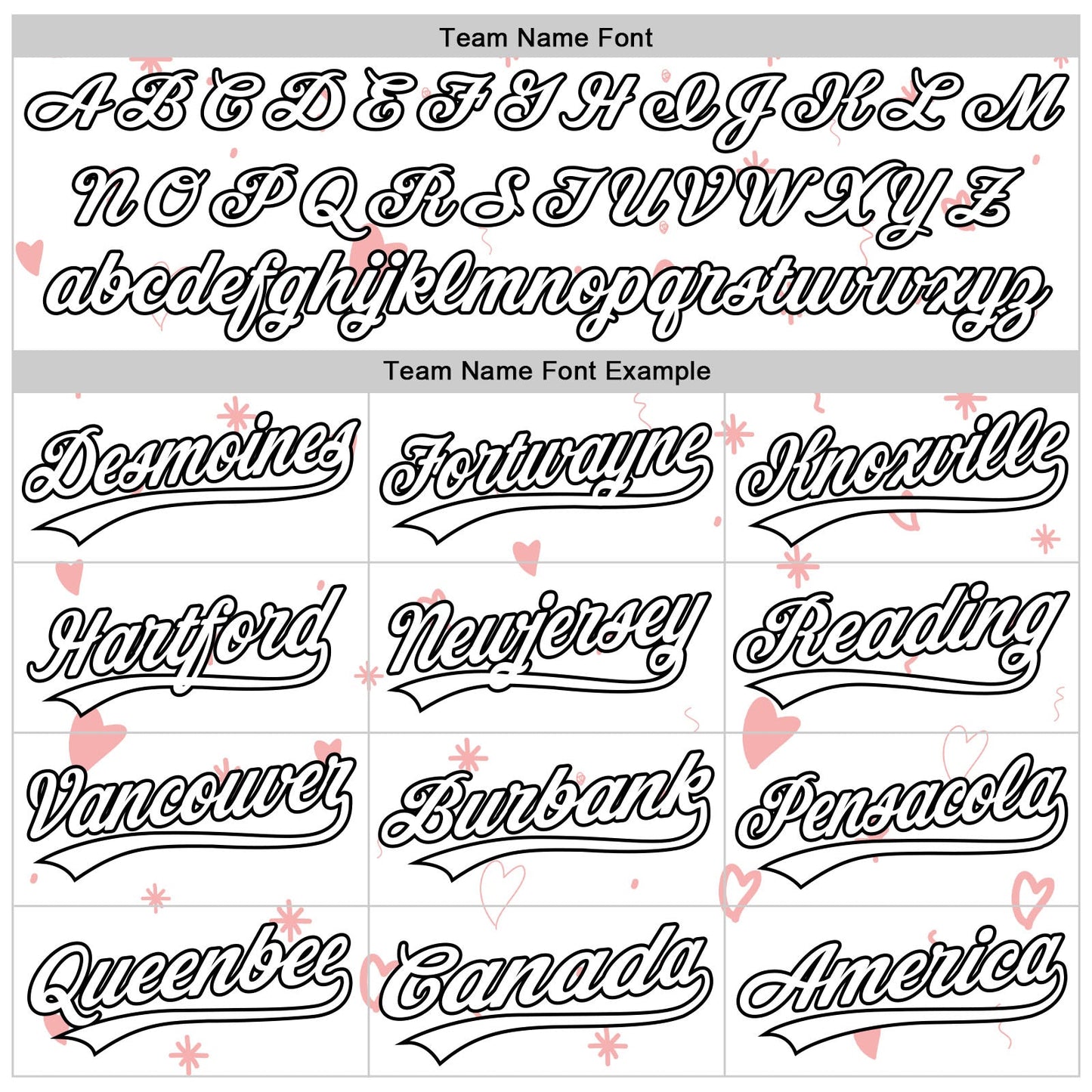 Custom White Black Pinstripe Black 3D Love Heart Valentine's Day Authentic Baseball Jersey - Sky-Custom
