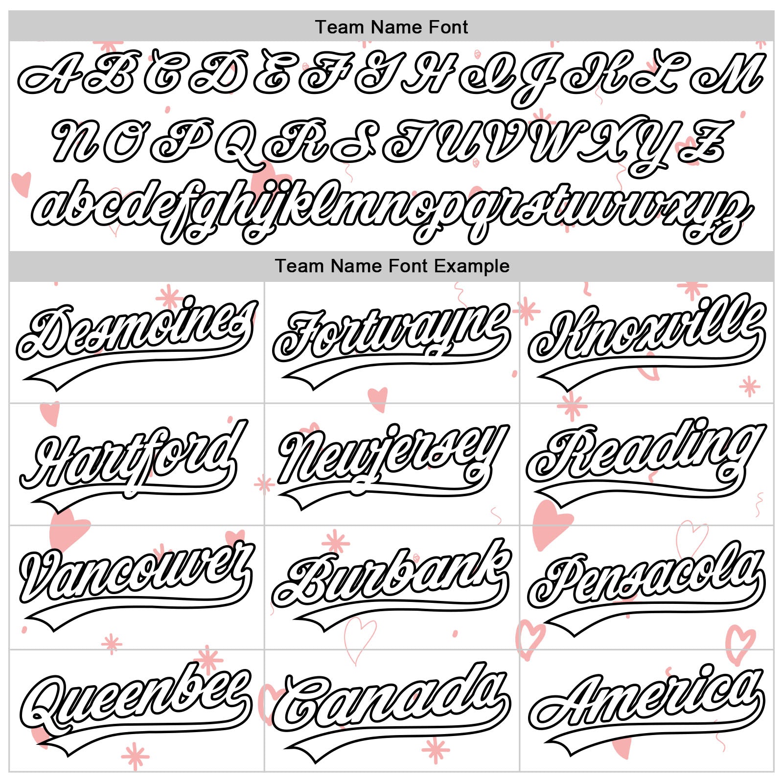 Custom White Black Pinstripe Black 3D Love Heart Valentine's Day Authentic Baseball Jersey - Sky-Custom