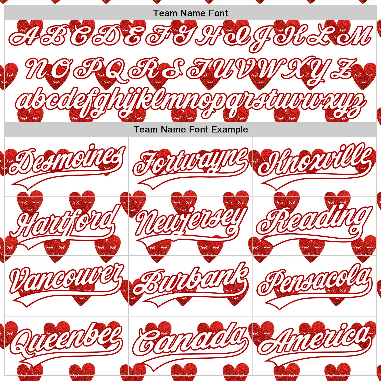 Custom White Red 3D Love Heart Valentine's Day Authentic Baseball Jersey - Sky-Custom