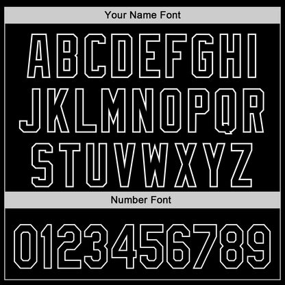 Custom Black White 3D Funny Christmas Authentic Baseball Jersey - Sky-Custom