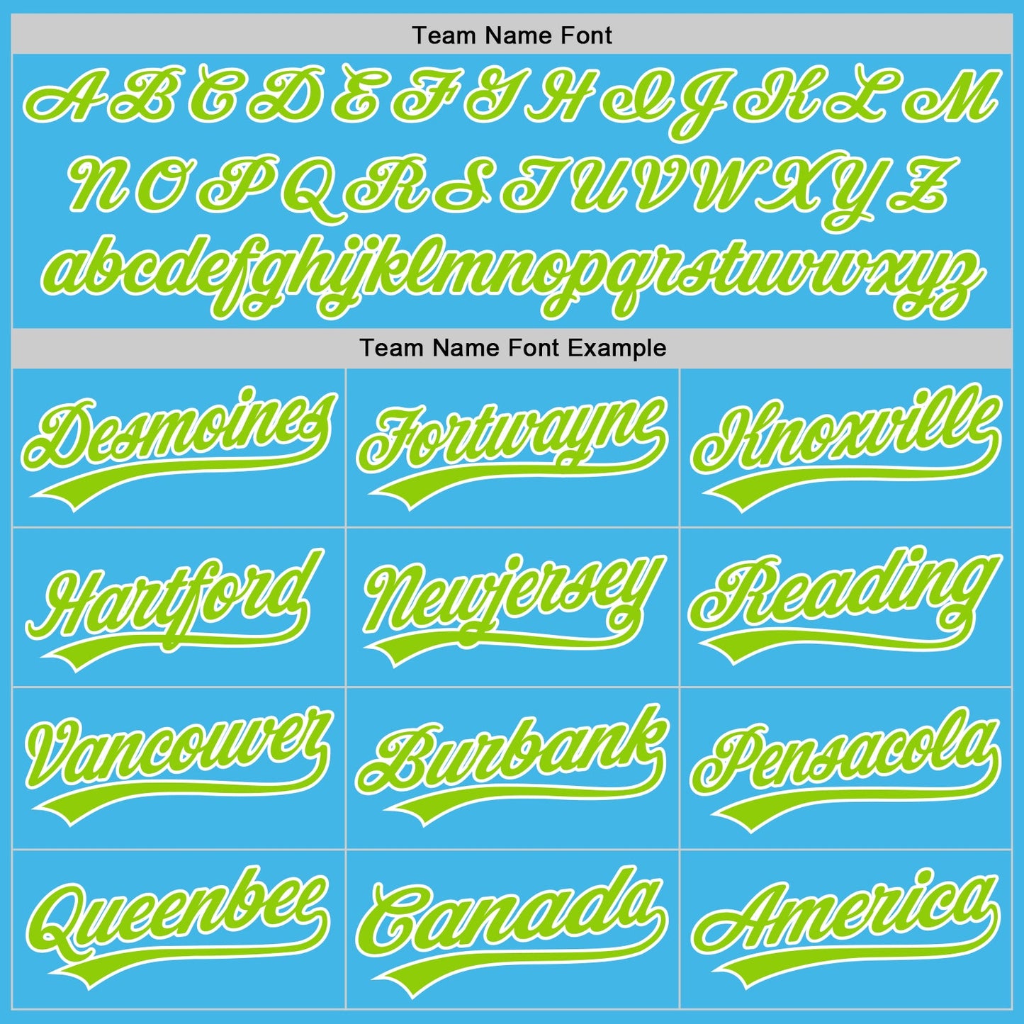 Custom Sky Blue Neon Green-White 3D Funny Christmas Authentic Baseball Jersey - Sky-Custom