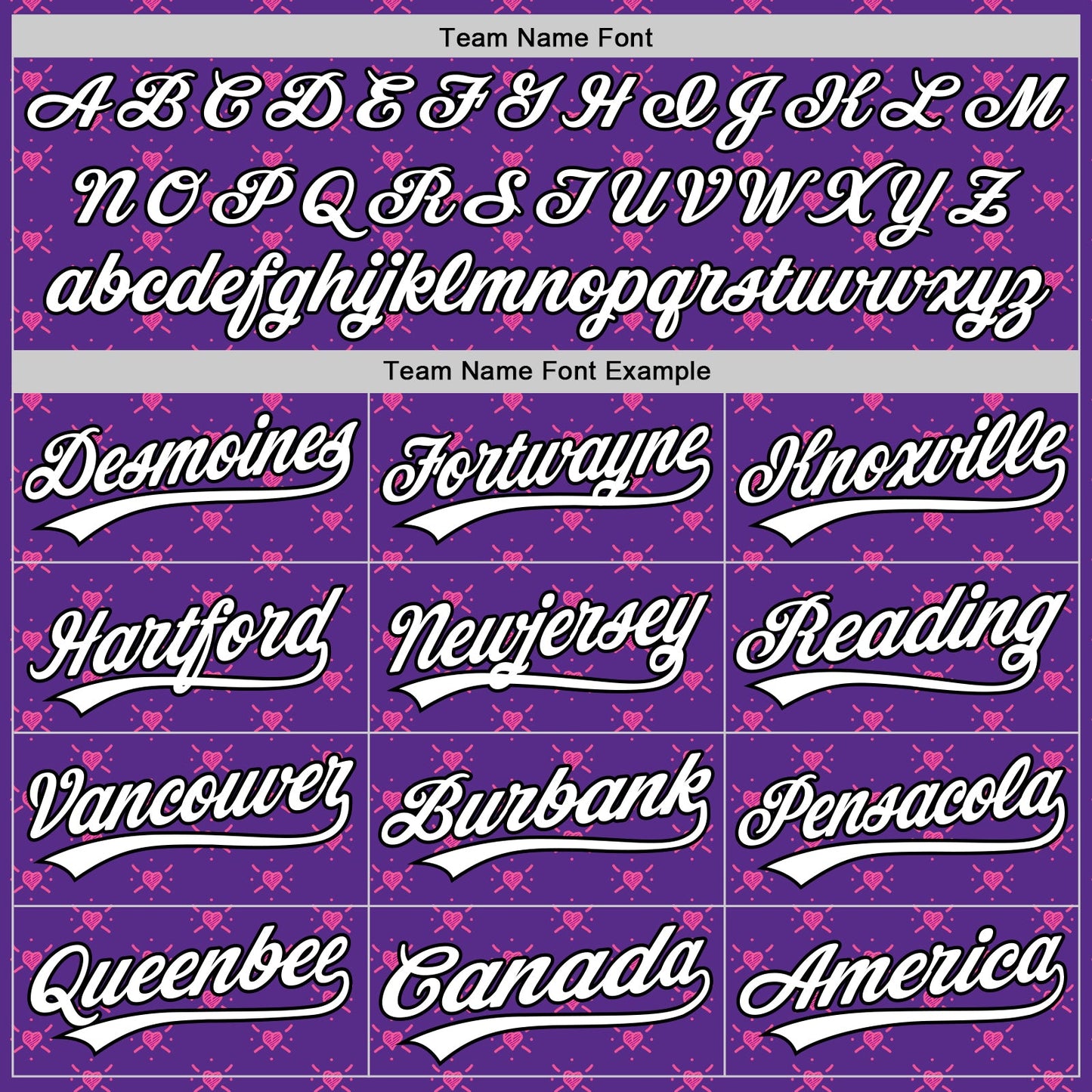 Custom Purple White-Black 3D Love Heart Valentine's Day Authentic Baseball Jersey - Sky-Custom