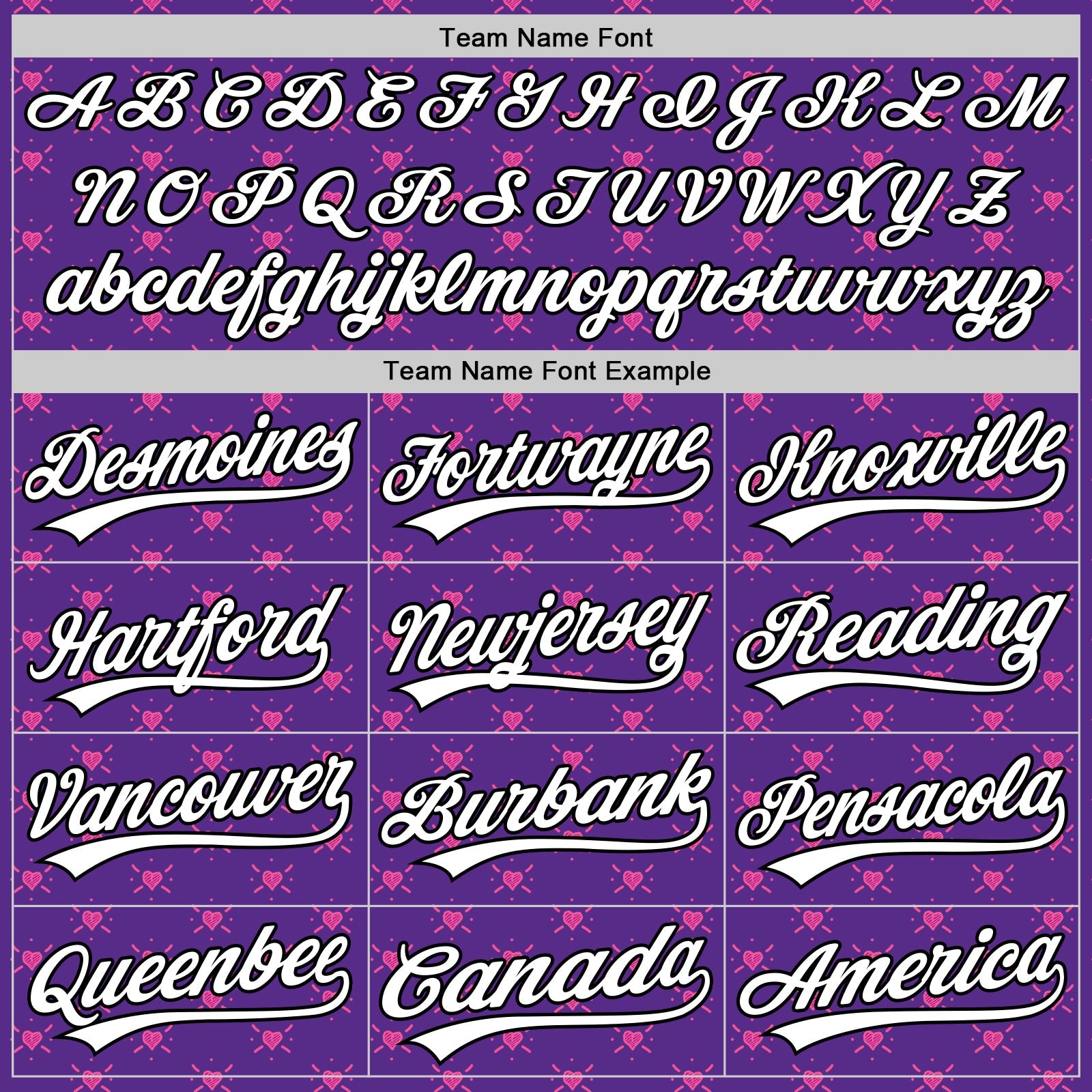 Custom Purple White-Black 3D Love Heart Valentine's Day Authentic Baseball Jersey - Sky-Custom