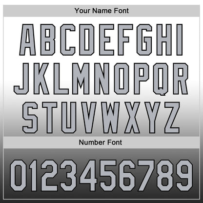 Custom White Gray-Black 3D Brain Cancer Ribbon Authentic Baseball Jersey - Sky-Custom