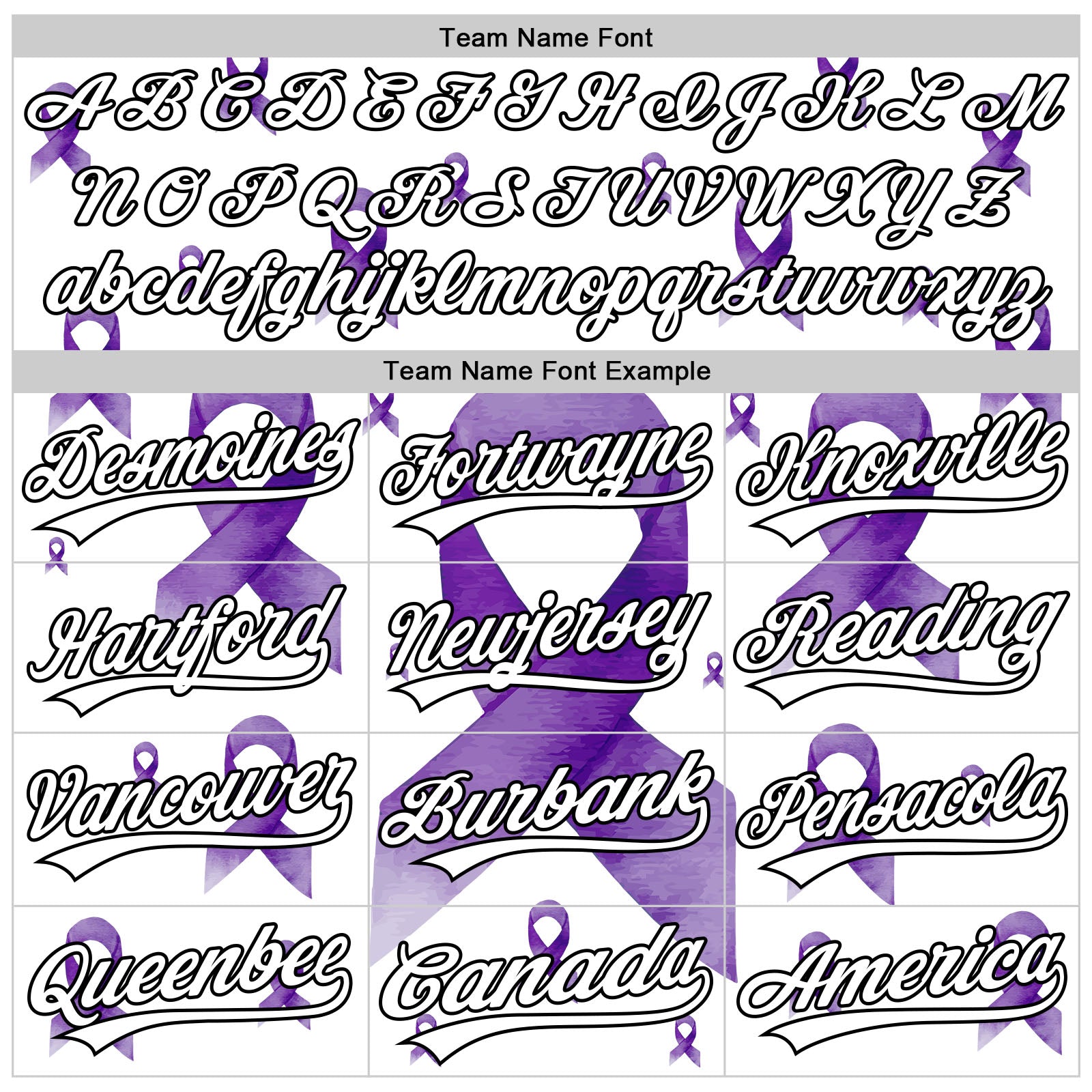 Custom White Purple-Black 3D Gynecological Cancer Ribbon Authentic Baseball Jersey - Sky-Custom