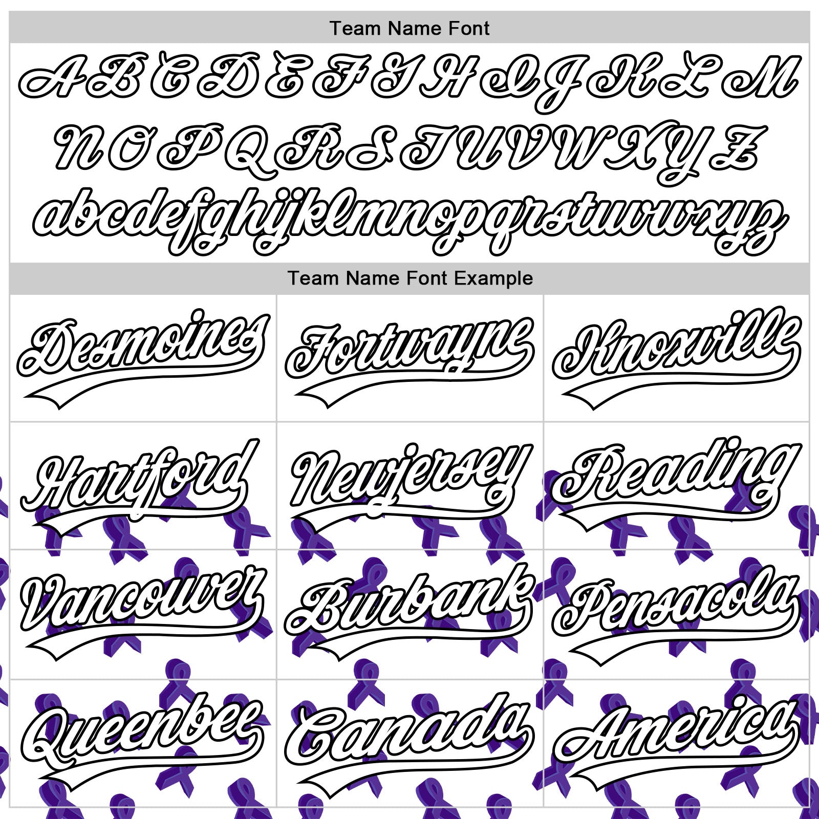 Custom White Purple-Black 3D Gynecological Cancer Ribbon Authentic Baseball Jersey - Sky-Custom
