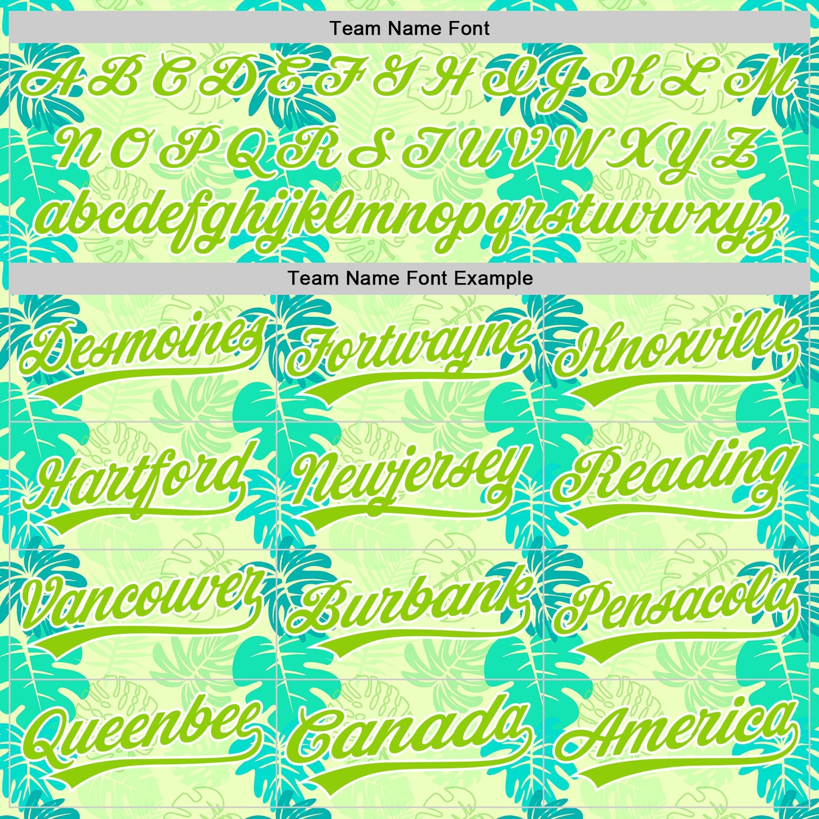 Custom Pea Green Neon Green-White 3D Tropical Hawaii Jungle Leaves Authentic Baseball Jersey - Sky-Custom