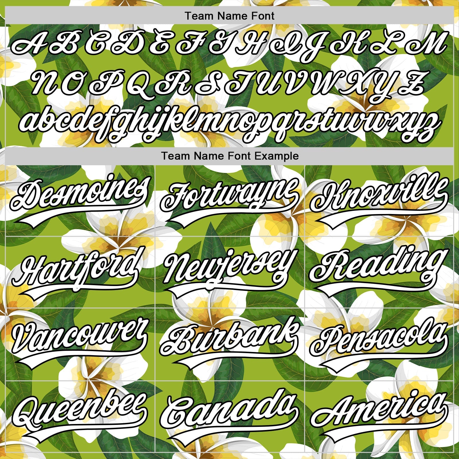 Custom Green White-Black 3D Tropical Hawaii Jungle Leaves And Flower Authentic Baseball Jersey - Sky-Custom