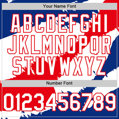 Custom Royal White-Fire Red 3D Costa Rica Costa Rican Flag Authentic Baseball Jersey - Sky-Custom