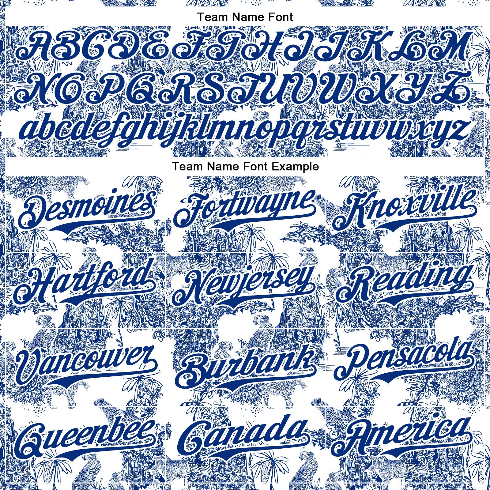 Custom White Royal 3D Hawaii Tropical Jungle Leopard Authentic Baseball Jersey - Sky-Custom