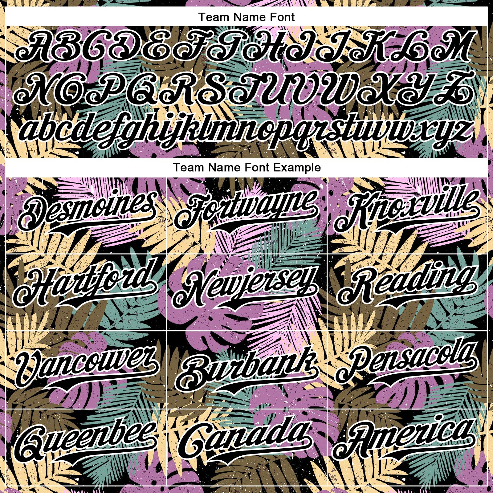 Custom Black White 3D Hawaii Tropical Palm Leaves Authentic Baseball Jersey - Sky-Custom