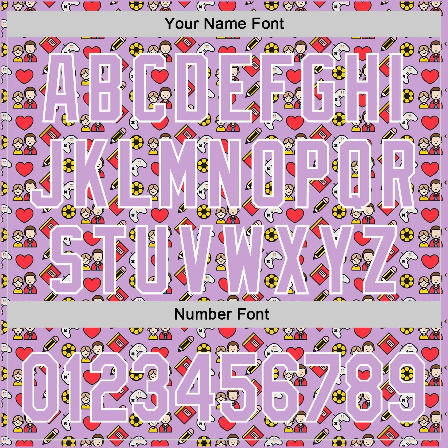 Custom Light Purple White 3D Pattern Design Father's Day Family Love Authentic Baseball Jersey - Sky-Custom