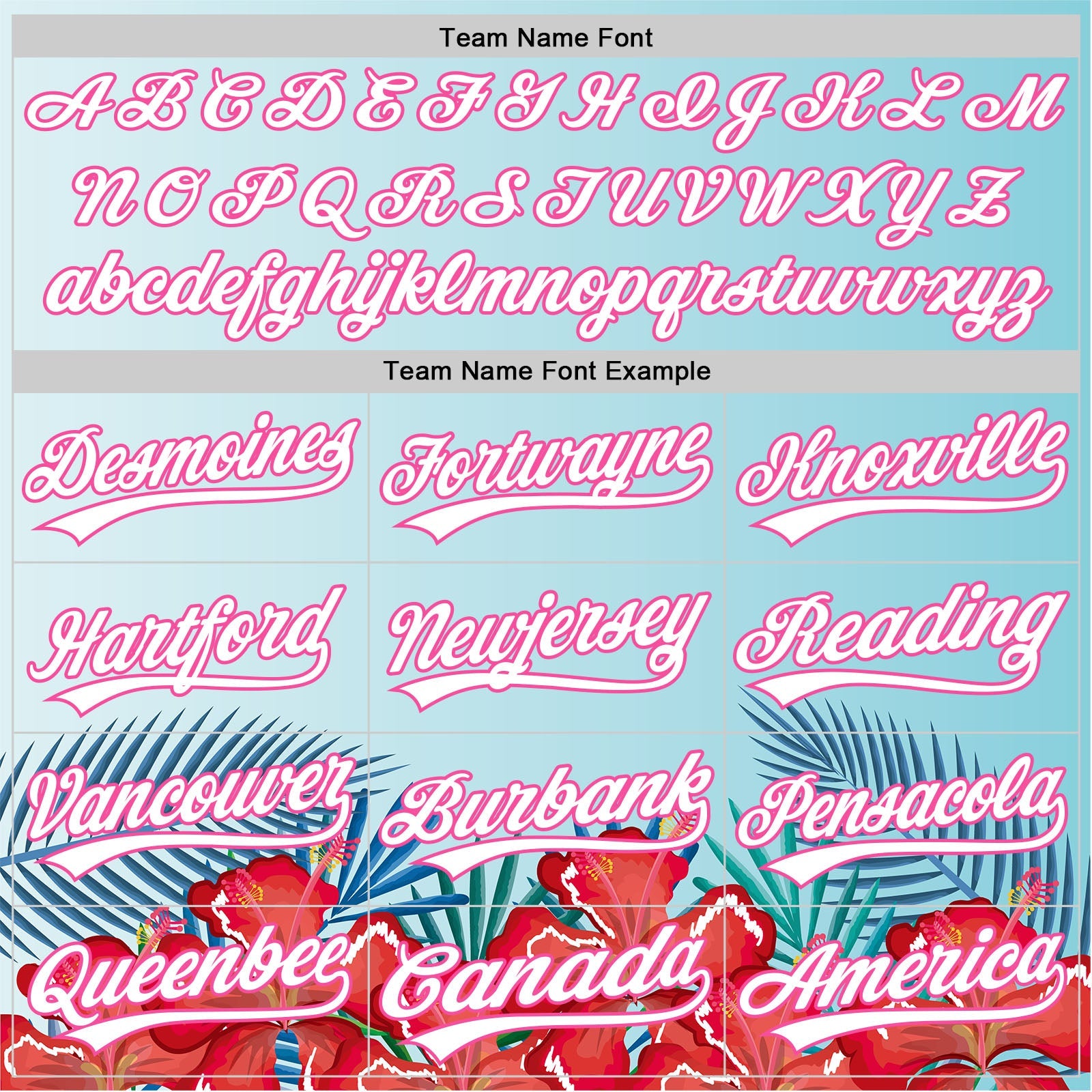 Custom Ice Blue White-Pink 3D Pattern Design Mother's Day Flower Authentic Baseball Jersey - Sky-Custom