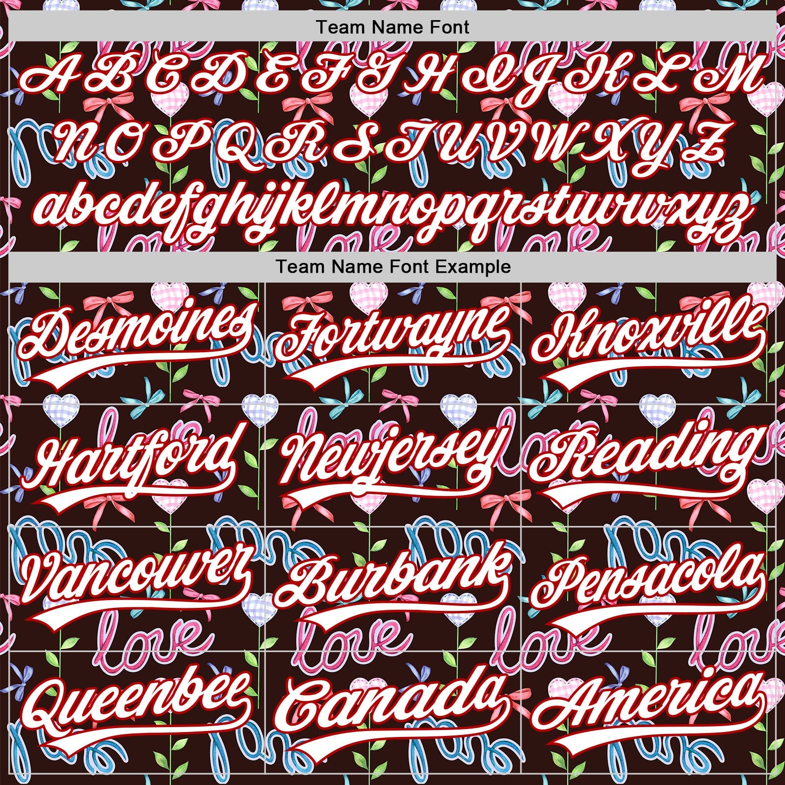 Custom Brown White-Red 3D Pattern Design Mother's Day Love Authentic Baseball Jersey - Sky-Custom