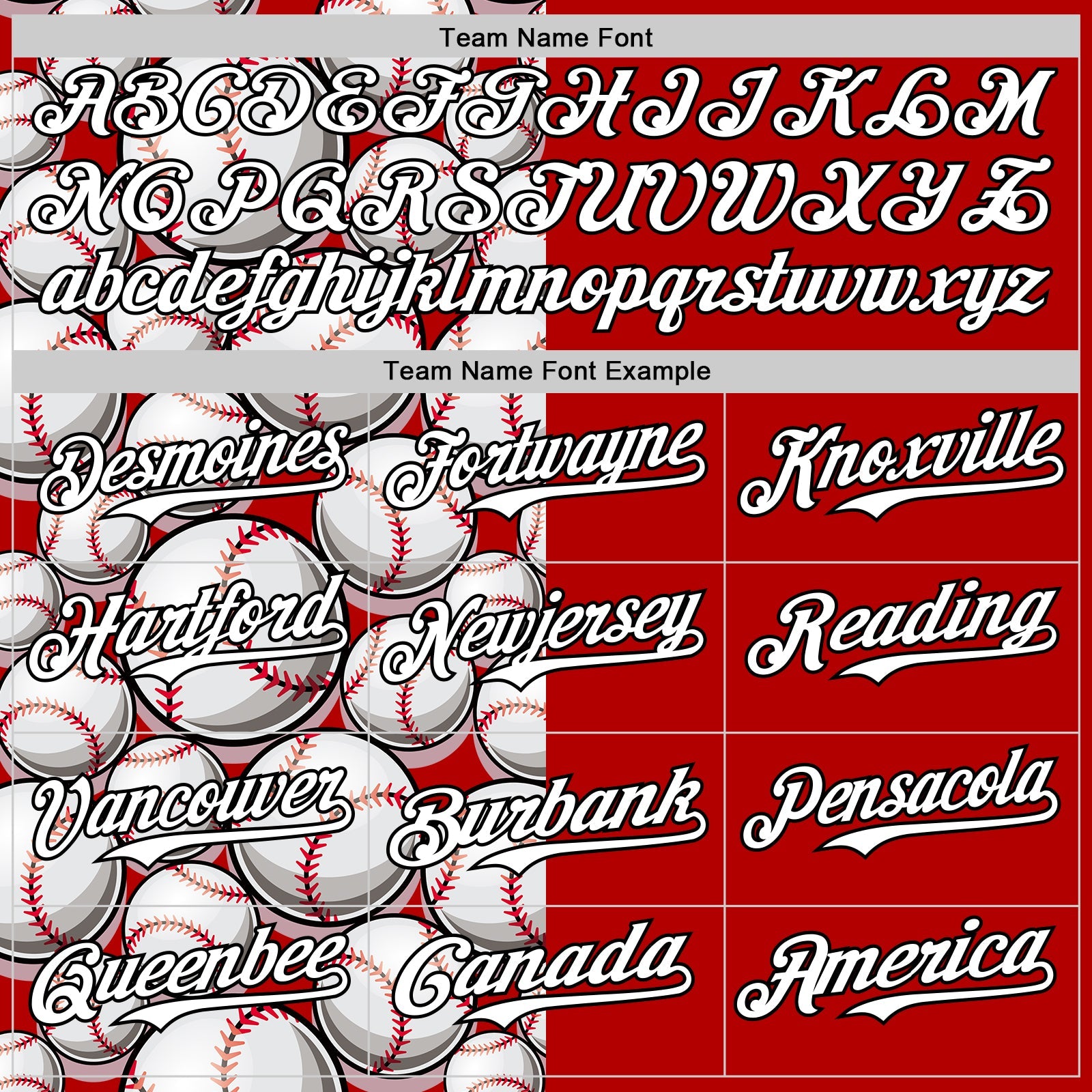 Custom Red White-Black Comic Doodle Ballgame 3D Pattern Design Authentic Baseball Jersey - Sky-Custom