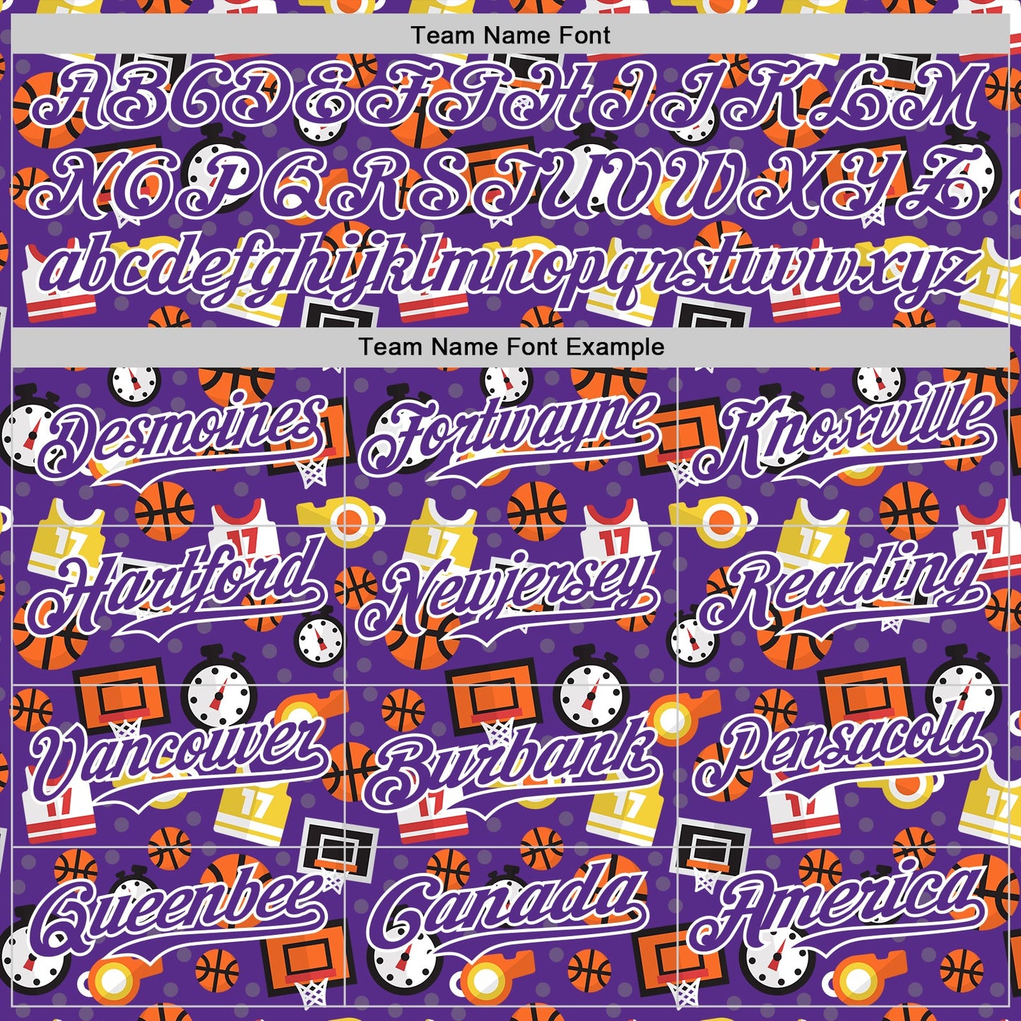 Custom Purple White Comic Doodle Ballgame 3D Pattern Design Authentic Baseball Jersey - Sky-Custom