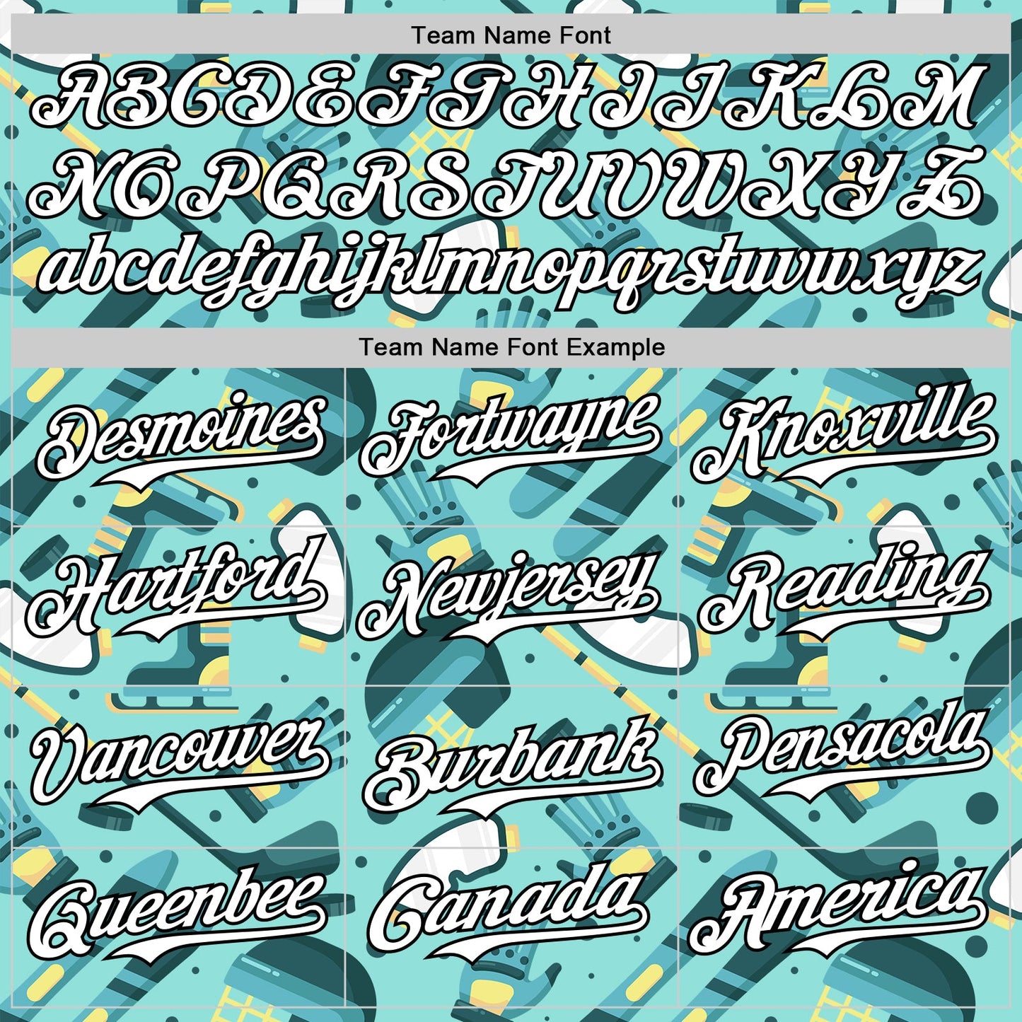 Custom Ice Blue White-Black Comic Doodle Ballgame 3D Pattern Design Authentic Baseball Jersey - Sky-Custom