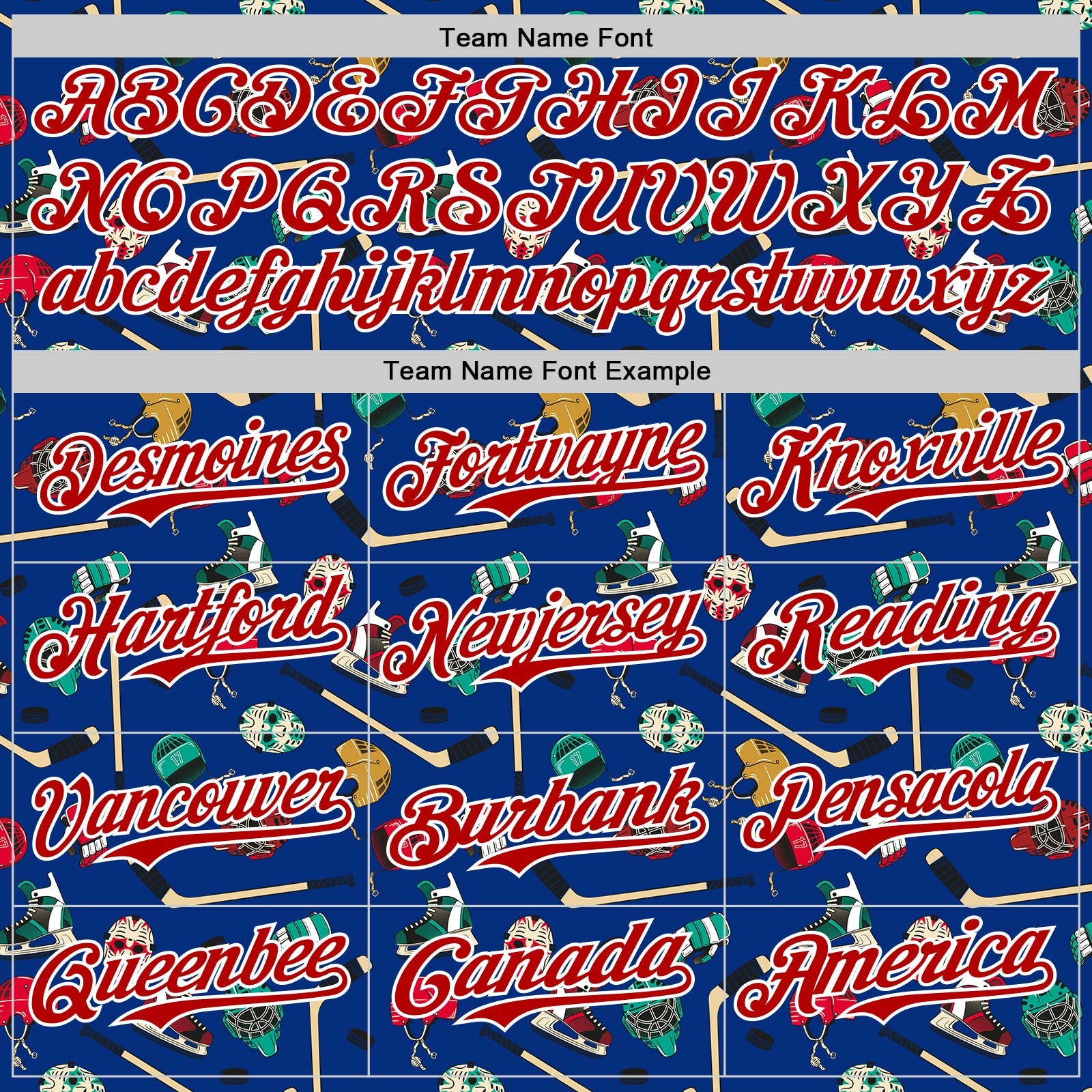 Custom Royal Red-White Comic Doodle Ballgame 3D Pattern Design Authentic Baseball Jersey - Sky-Custom