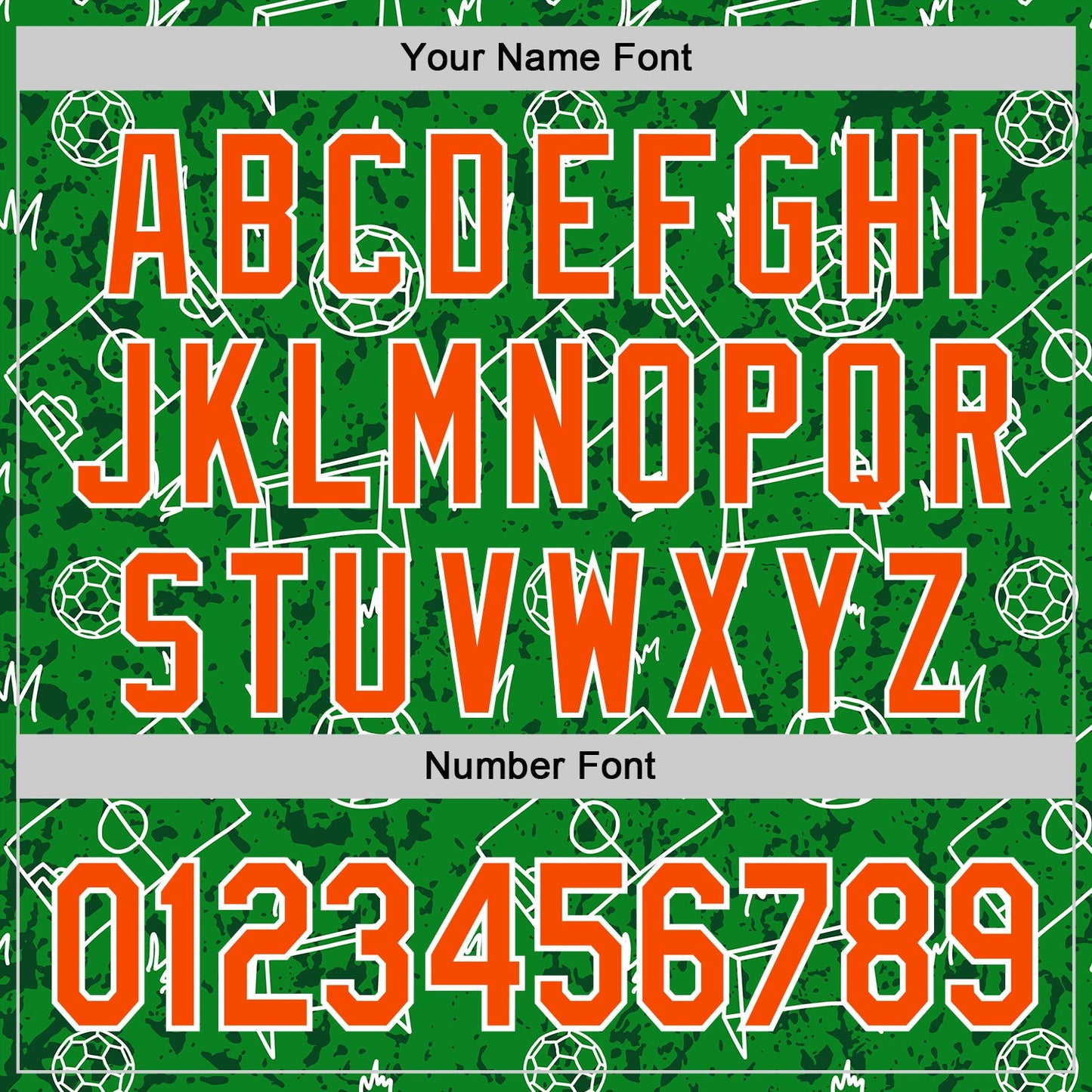 Custom Grass Green Orange-White Comic Doodle Ballgame 3D Pattern Design Authentic Baseball Jersey - Sky-Custom
