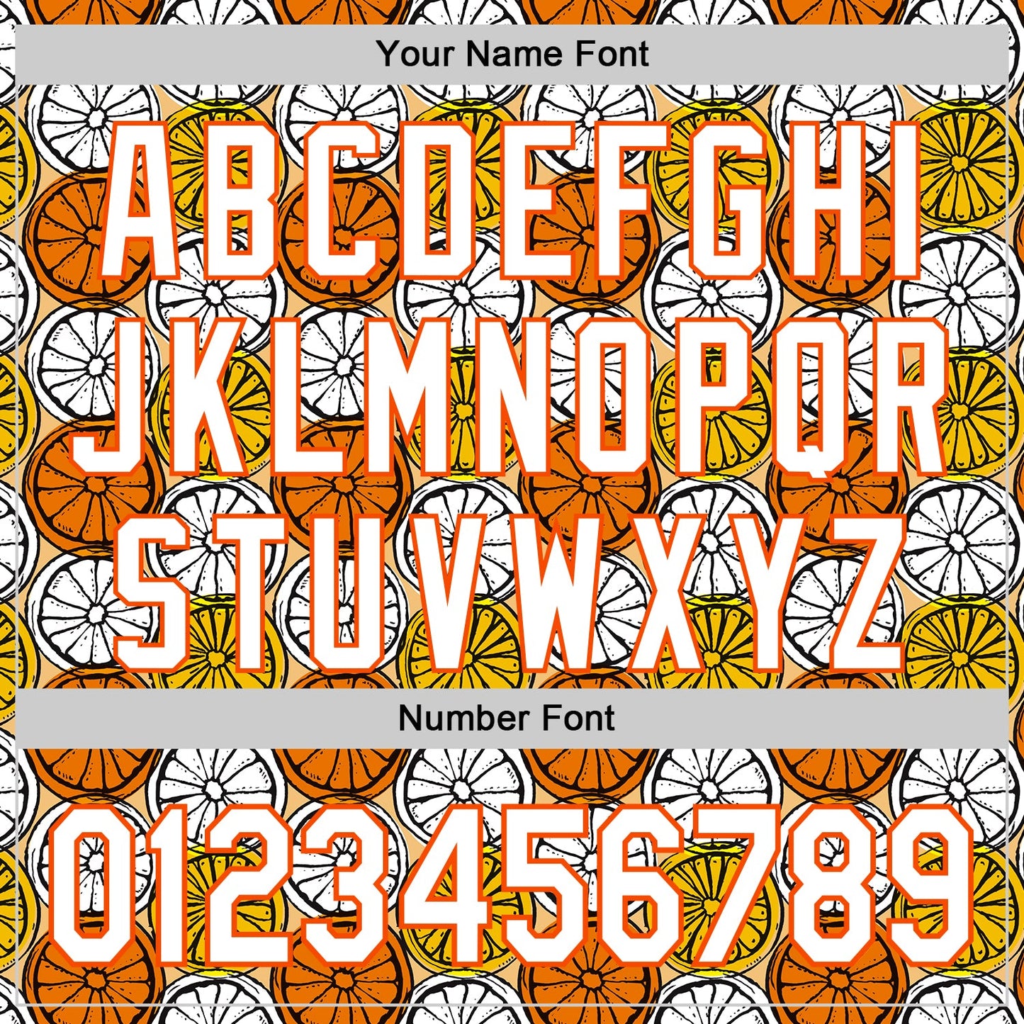 Custom Gold White-Orange 3D Pattern Design Foodie Food Fruit Orange Authentic Baseball Jersey - Sky-Custom