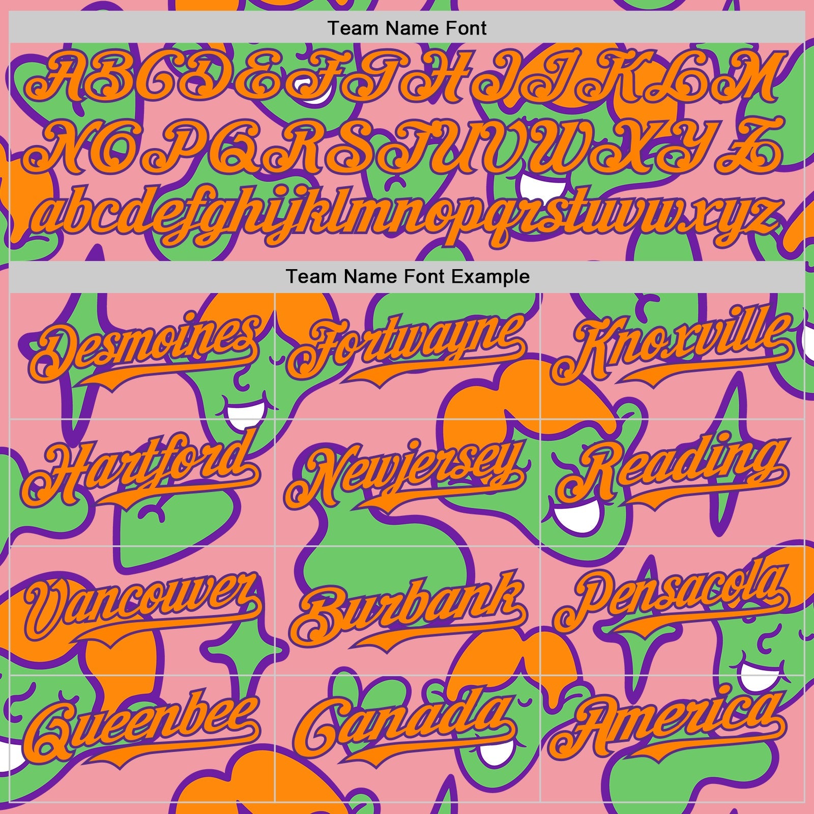Custom Medium Pink Bay Orange-Purple 3D Pattern Design Funny Cartoon Kid Authentic Baseball Jersey - Sky-Custom