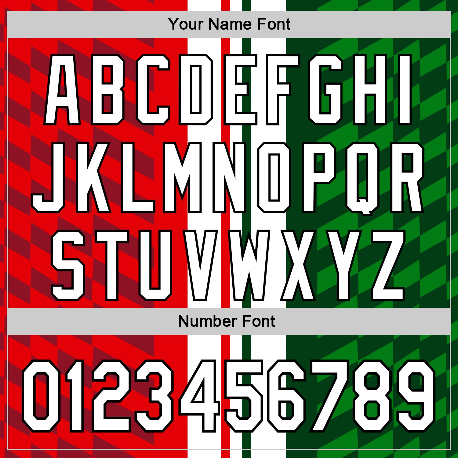 Custom White Red Green-Black 3D Mexico Authentic Baseball Jersey - Sky-Custom