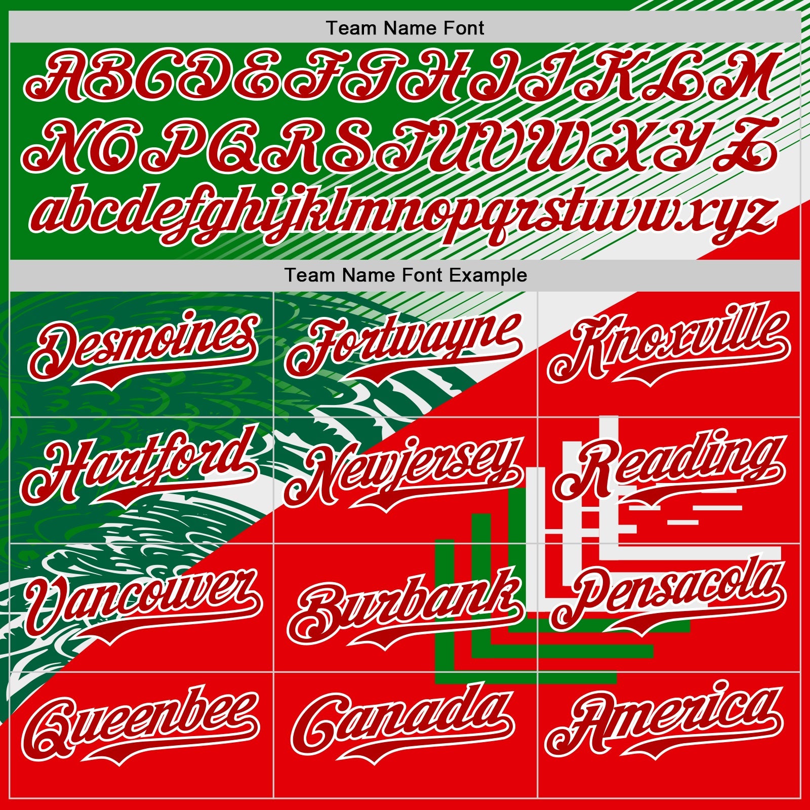 Custom Green Red-White 3D Mexico Authentic Baseball Jersey - Sky-Custom