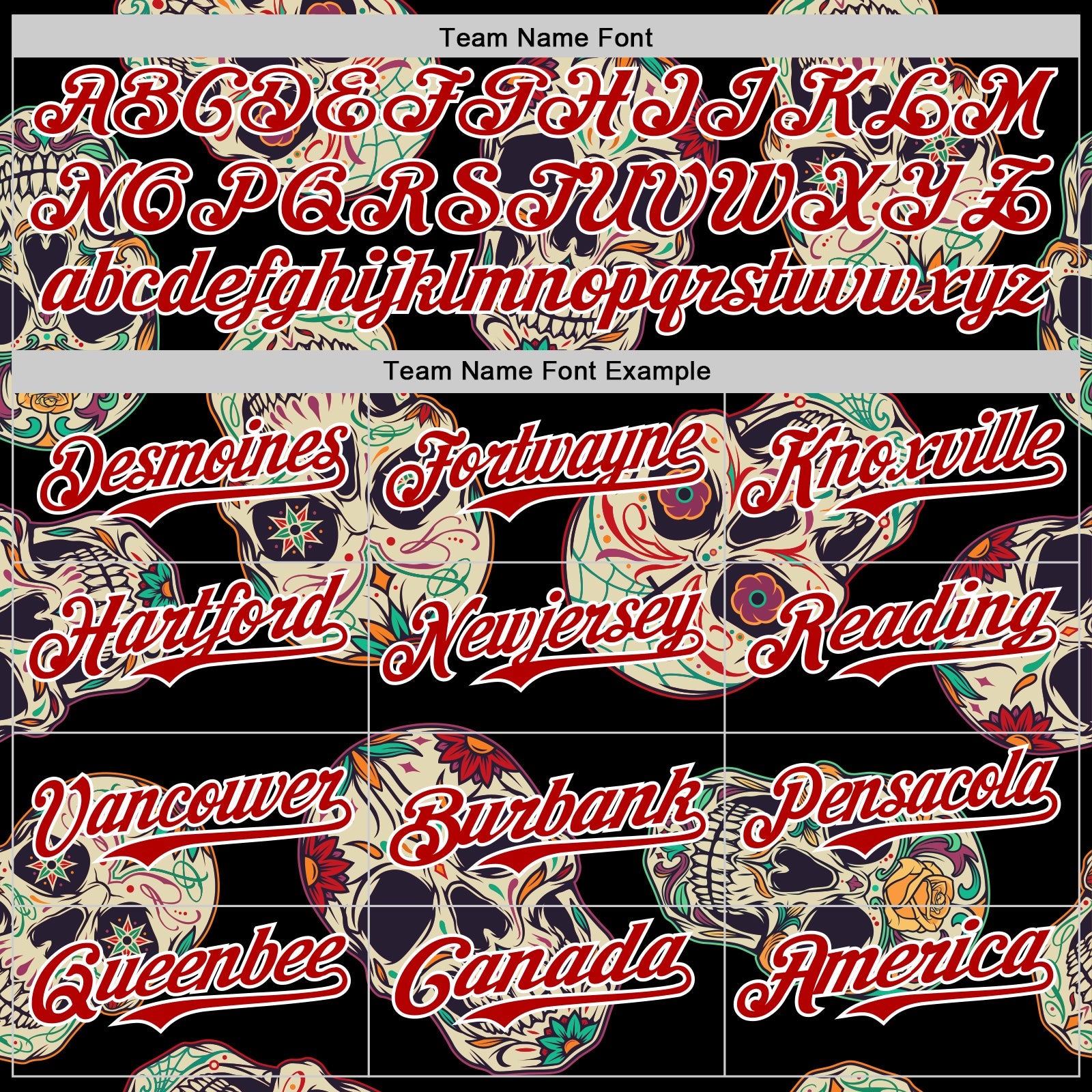 Custom Black Red-White 3D Mexican Skull Authentic Baseball Jersey - Sky-Custom