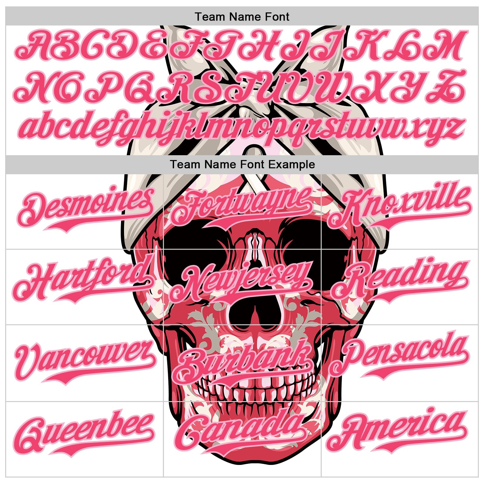 Custom White Neon Pink-Light Pink 3D Pink Ribbon Skull Authentic Baseball Jersey - Sky-Custom