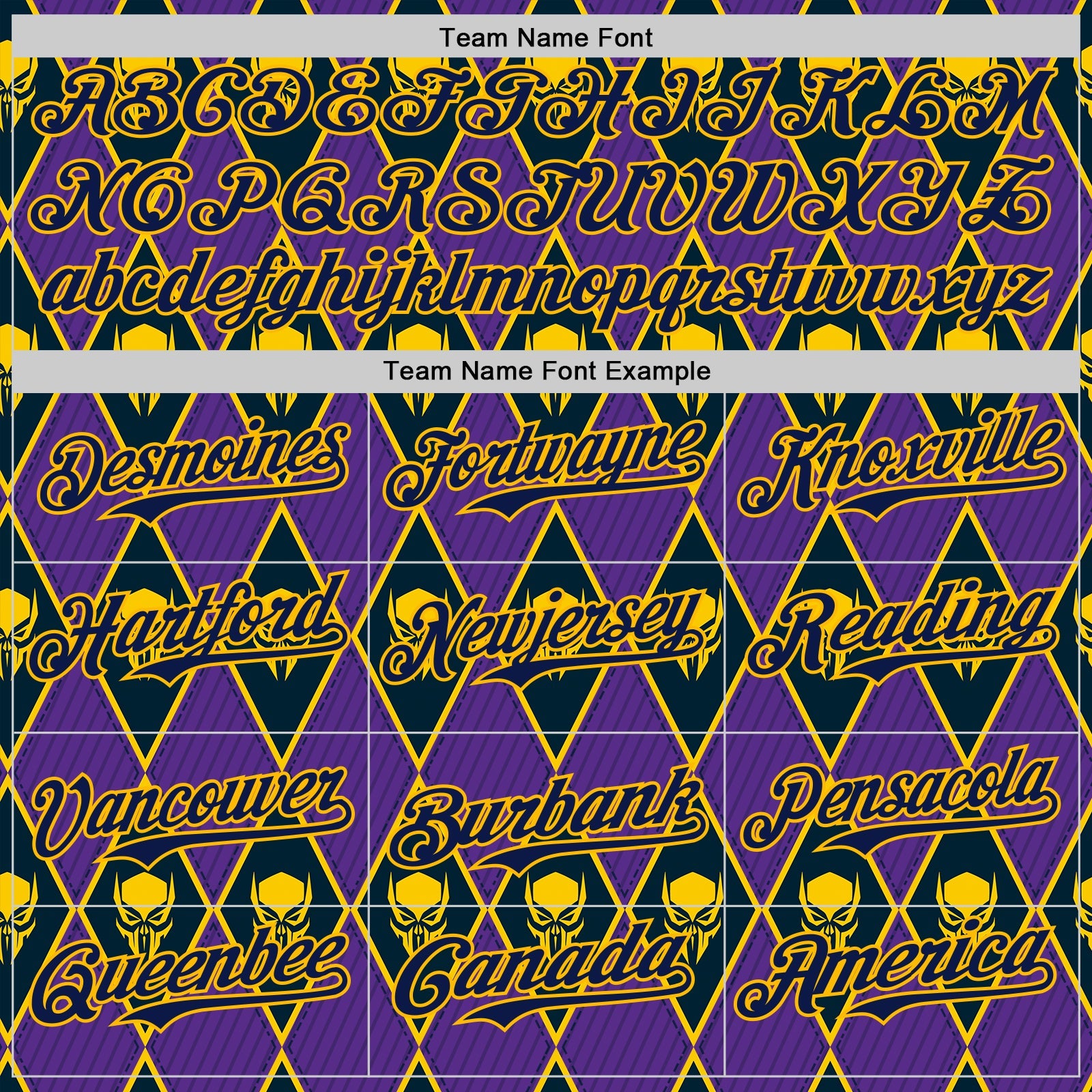 Custom Purple Navy-Gold 3D Skull Authentic Baseball Jersey - Sky-Custom