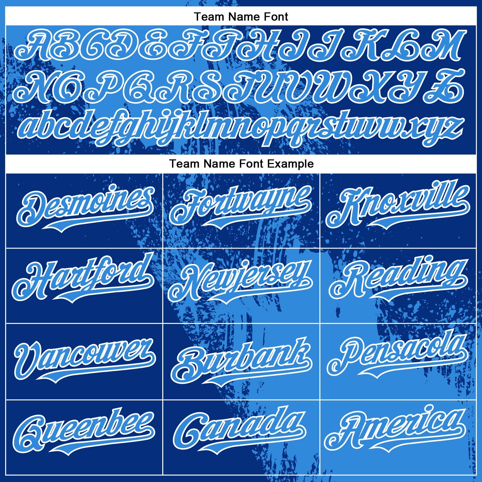Custom Electric Blue Royal-White 3D Pattern Design Abstract Brush Stroke Authentic Baseball Jersey - Sky-Custom