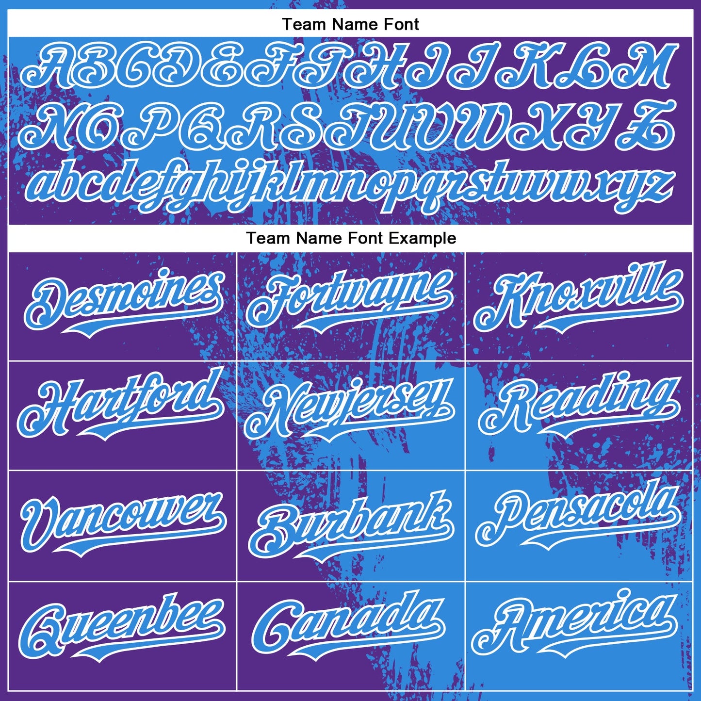 Custom Electric Blue Purple-White 3D Pattern Design Abstract Brush Stroke Authentic Baseball Jersey - Sky-Custom