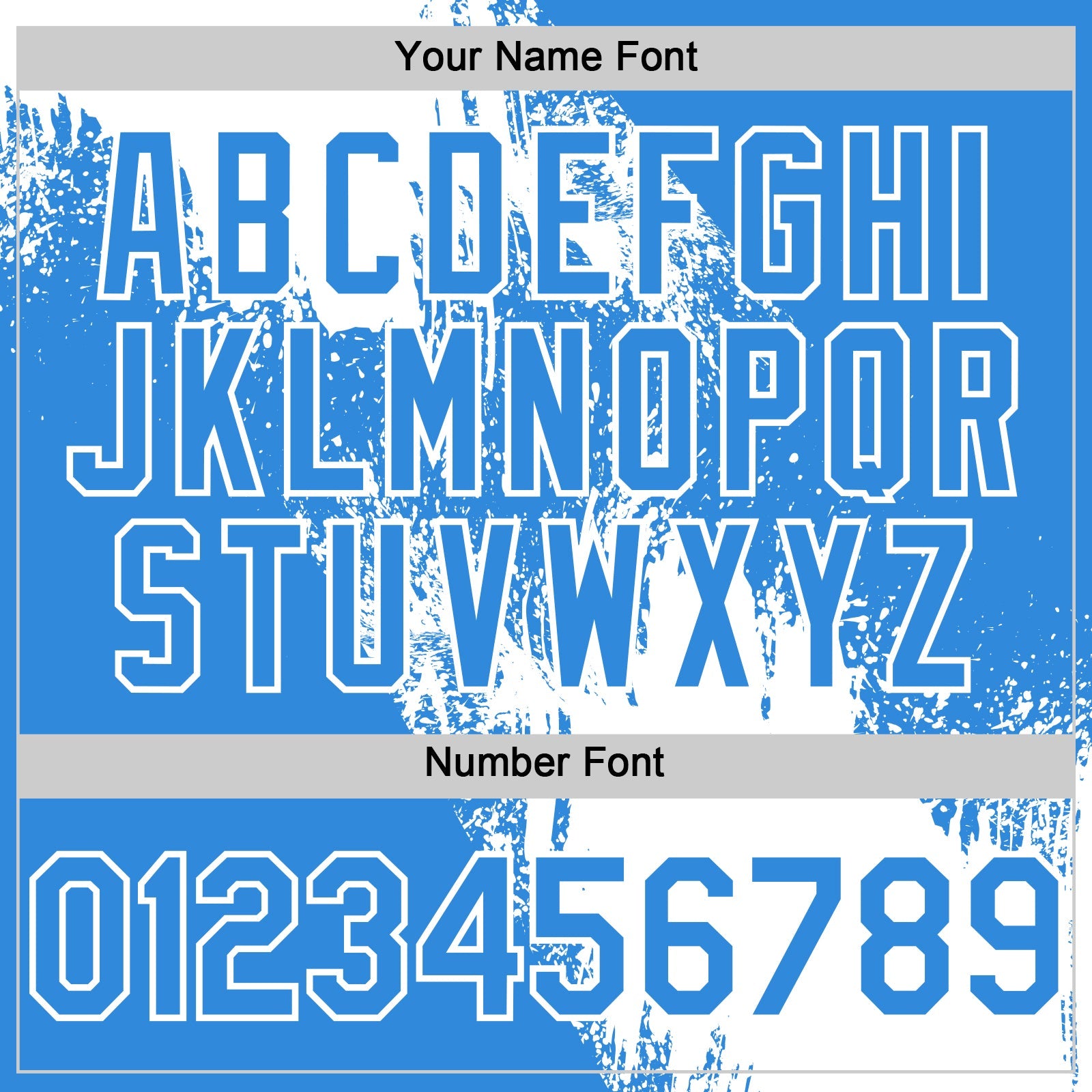 Custom White Electric Blue 3D Pattern Design Abstract Brush Stroke Authentic Baseball Jersey - Sky-Custom