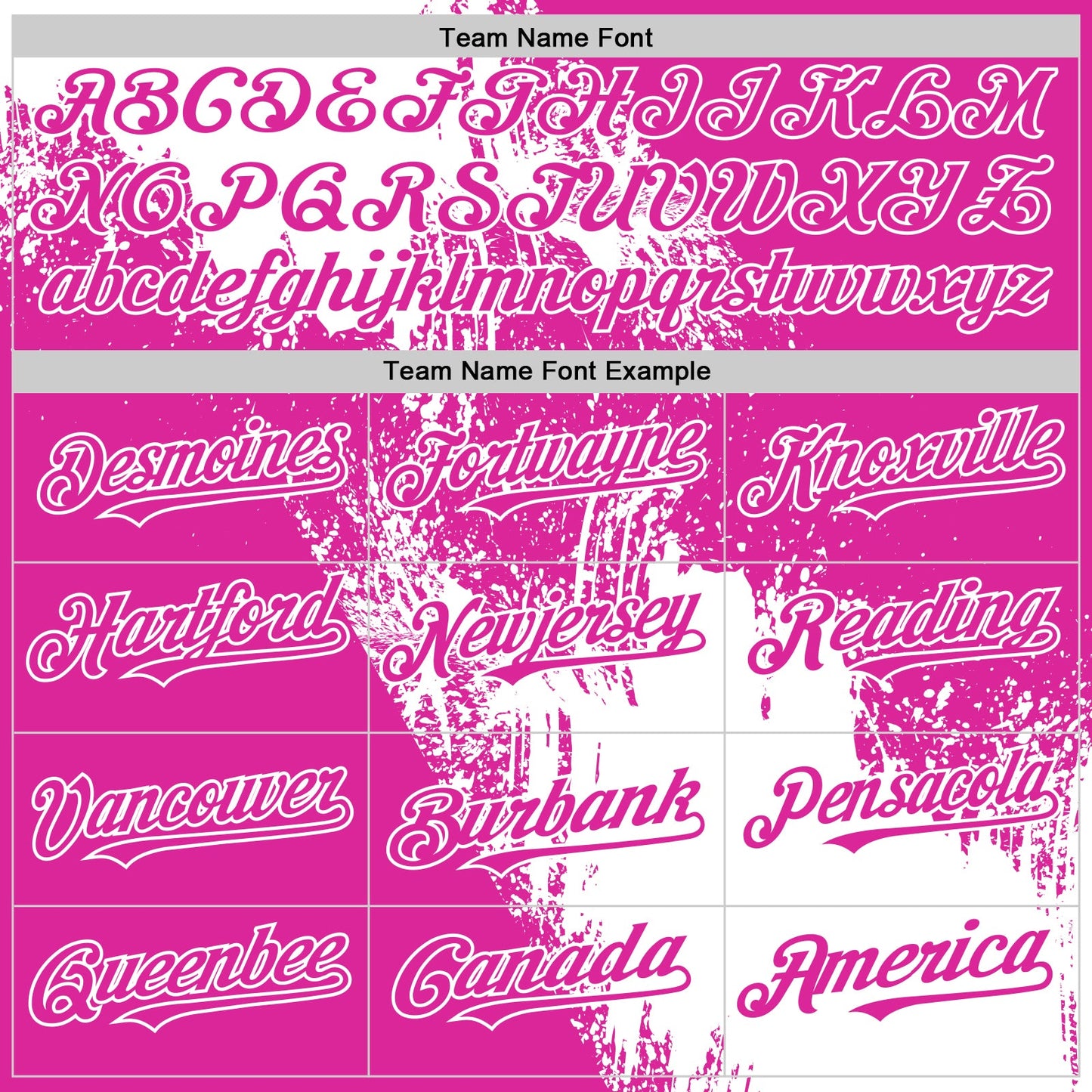 Custom White Deep Pink 3D Pattern Design Abstract Brush Stroke Authentic Baseball Jersey - Sky-Custom
