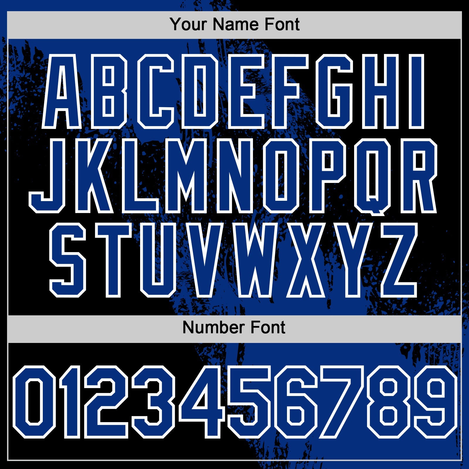Custom Royal Black-White 3D Pattern Design Abstract Brush Stroke Authentic Baseball Jersey - Sky-Custom