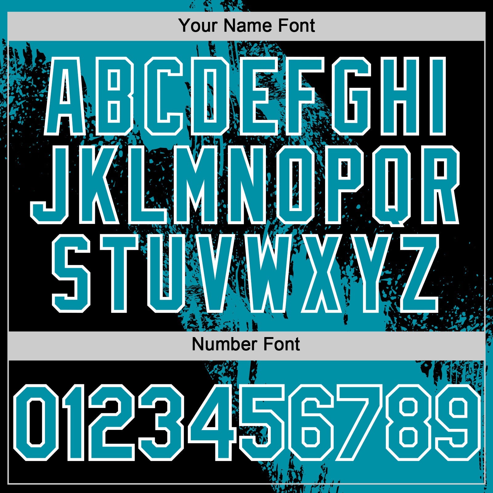 Custom Teal Black-White 3D Pattern Design Abstract Brush Stroke Authentic Baseball Jersey - Sky-Custom
