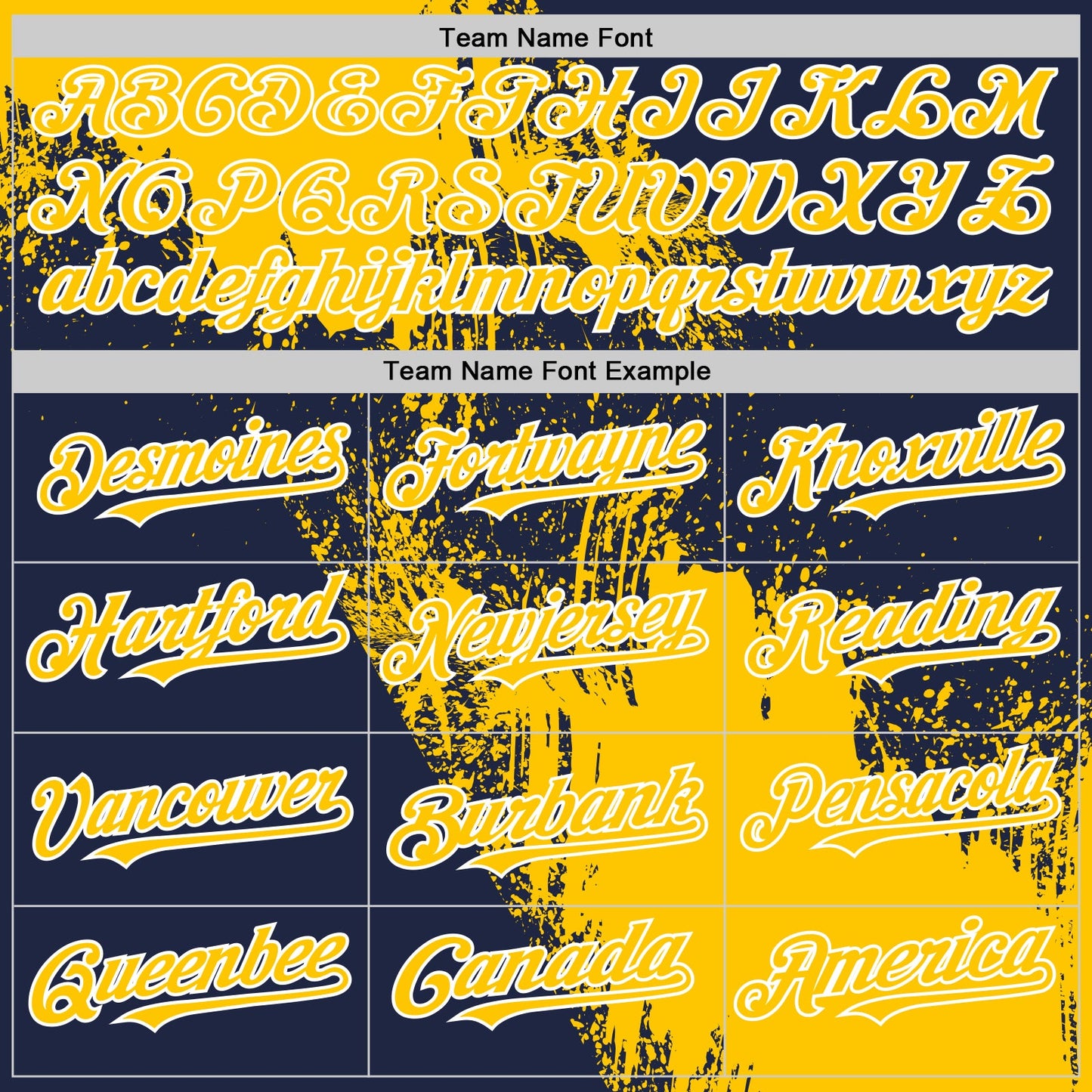Custom Yellow Navy-White 3D Pattern Design Abstract Brush Stroke Authentic Baseball Jersey - Sky-Custom