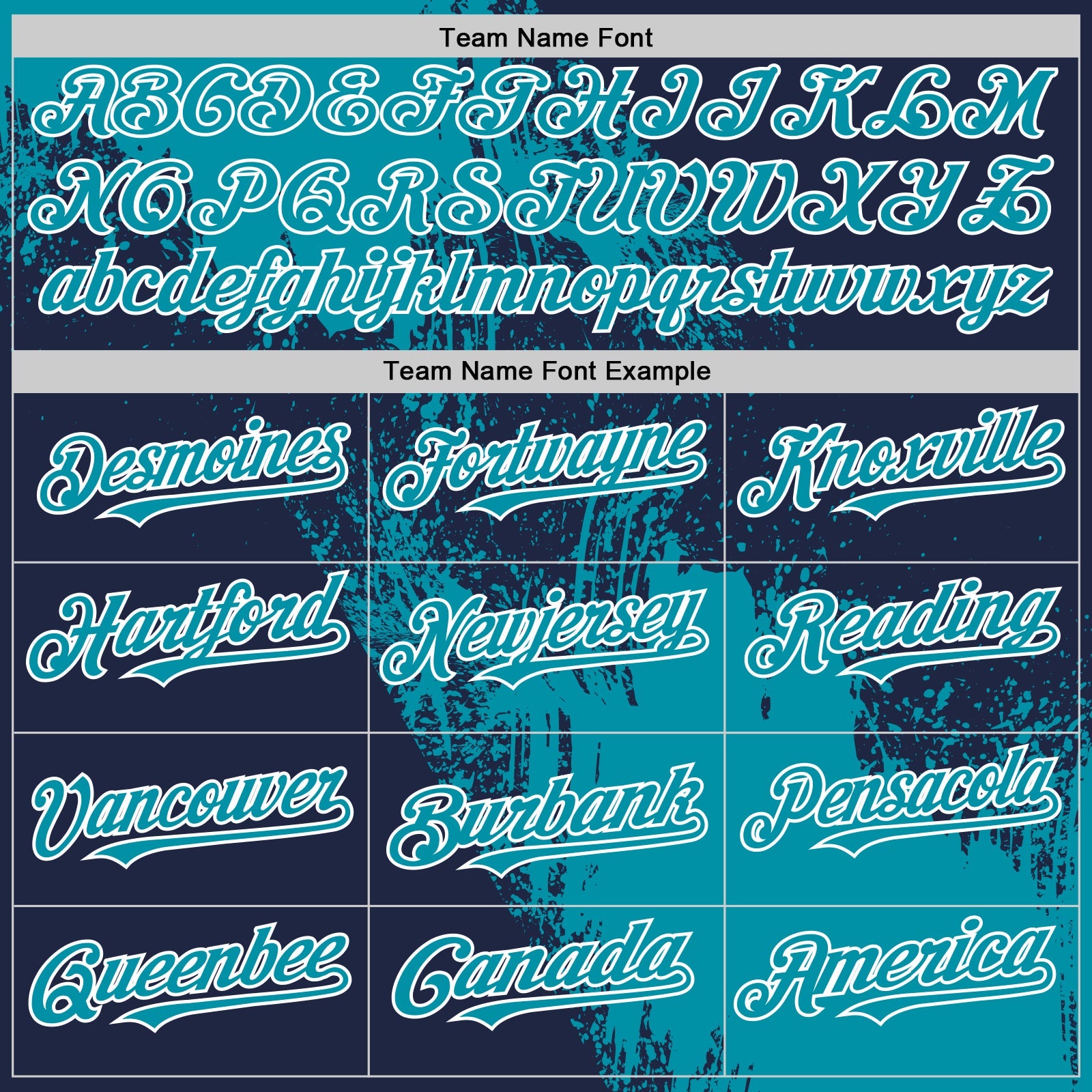 Custom Teal Navy-White 3D Pattern Design Abstract Brush Stroke Authentic Baseball Jersey - Sky-Custom