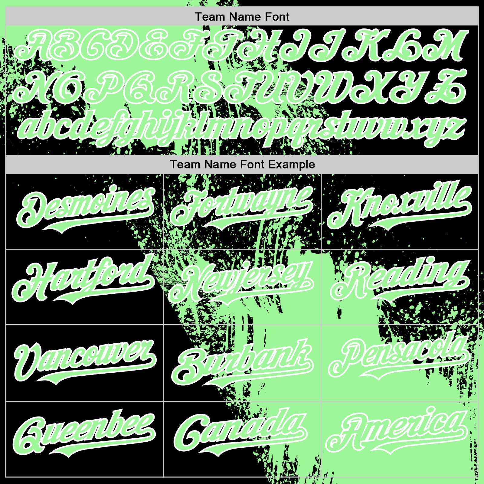 Custom Pea Green Black-White 3D Pattern Design Abstract Brush Stroke Authentic Baseball Jersey - Sky-Custom