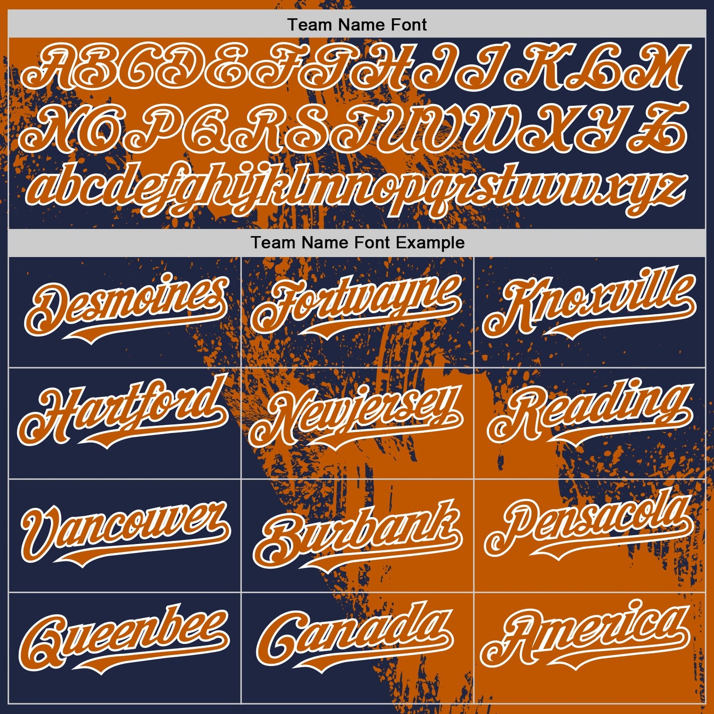 Custom Texas Orange Navy-White 3D Pattern Design Abstract Brush Stroke Authentic Baseball Jersey - Sky-Custom