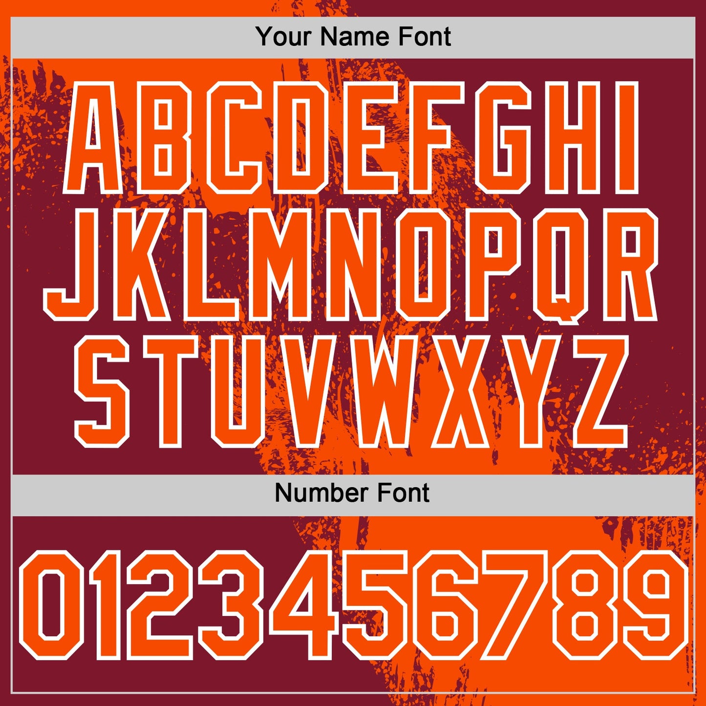 Custom Orange Crimson-White 3D Pattern Design Abstract Brush Stroke Authentic Baseball Jersey - Sky-Custom