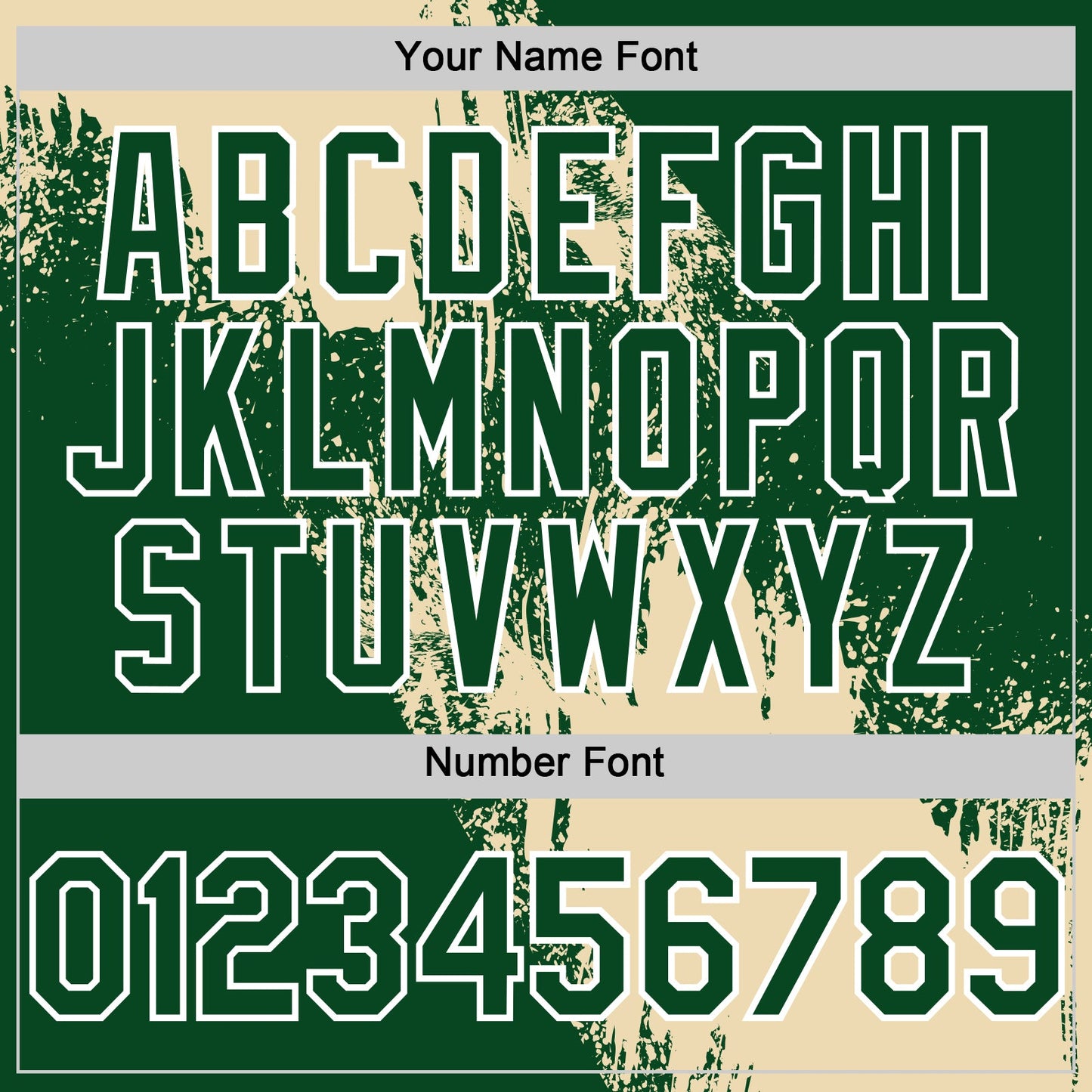 Custom Cream Green-White 3D Pattern Design Abstract Brush Stroke Authentic Baseball Jersey - Sky-Custom