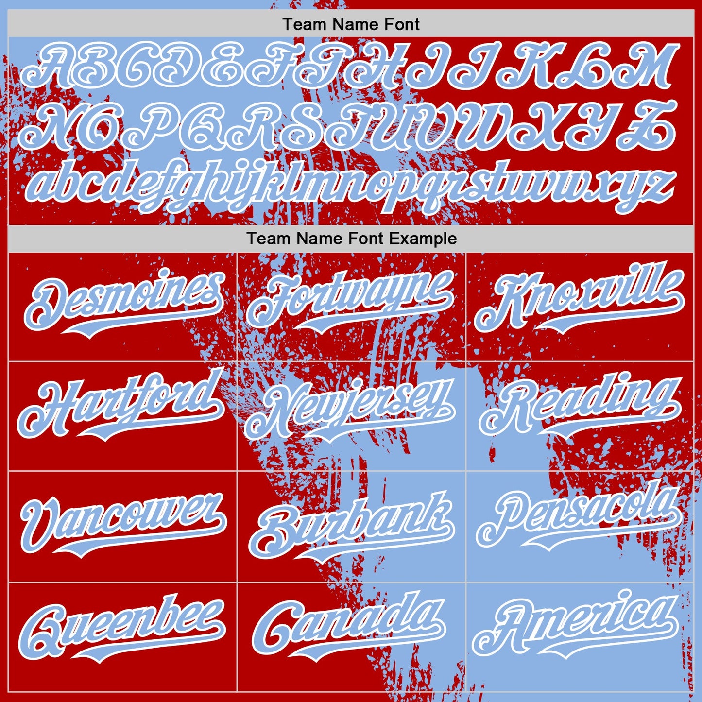 Custom Light Blue Red-White 3D Pattern Design Abstract Brush Stroke Authentic Baseball Jersey - Sky-Custom